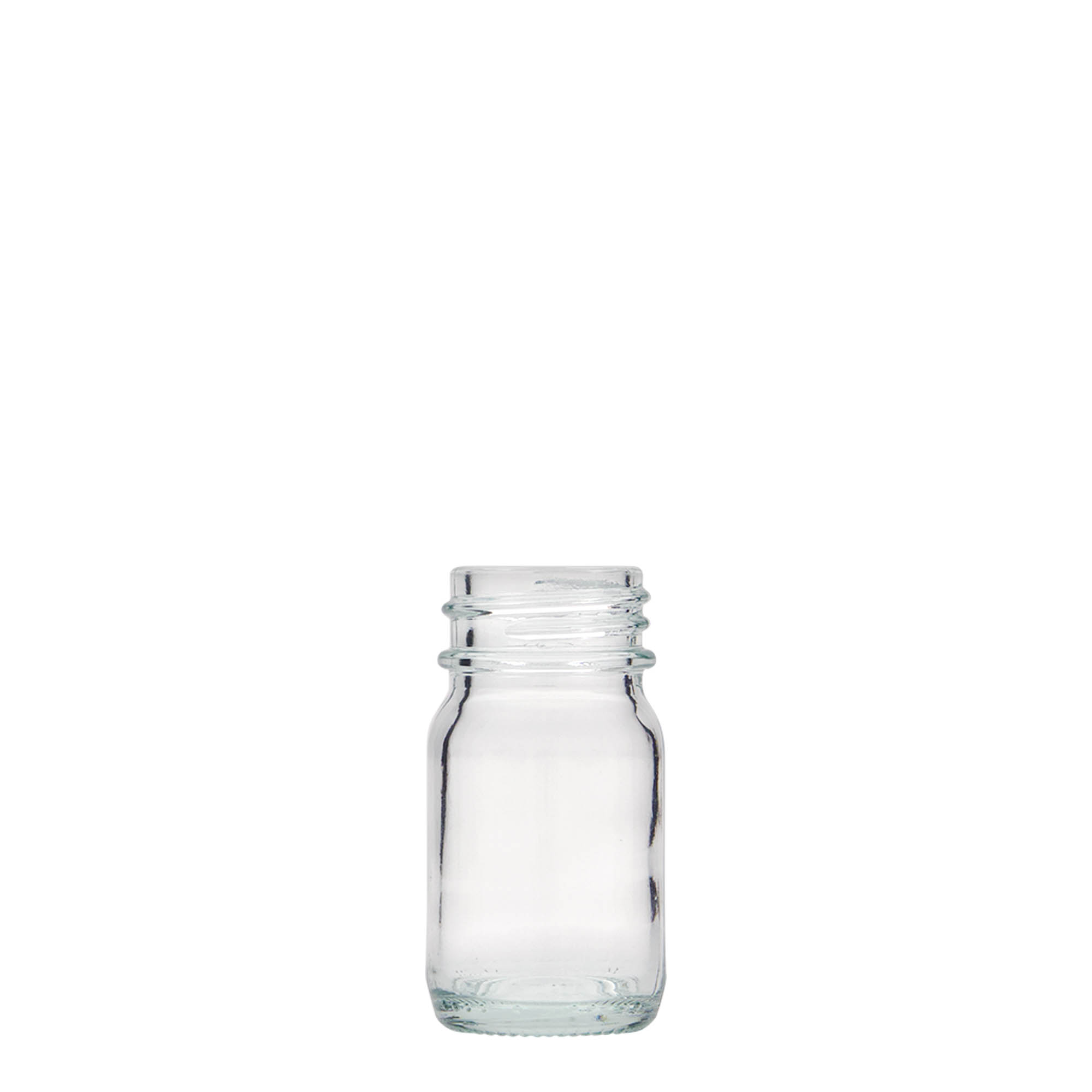 30 ml wide-neck glass, opening: DIN 32 30 ml wide-neck glass, opening: DIN 32