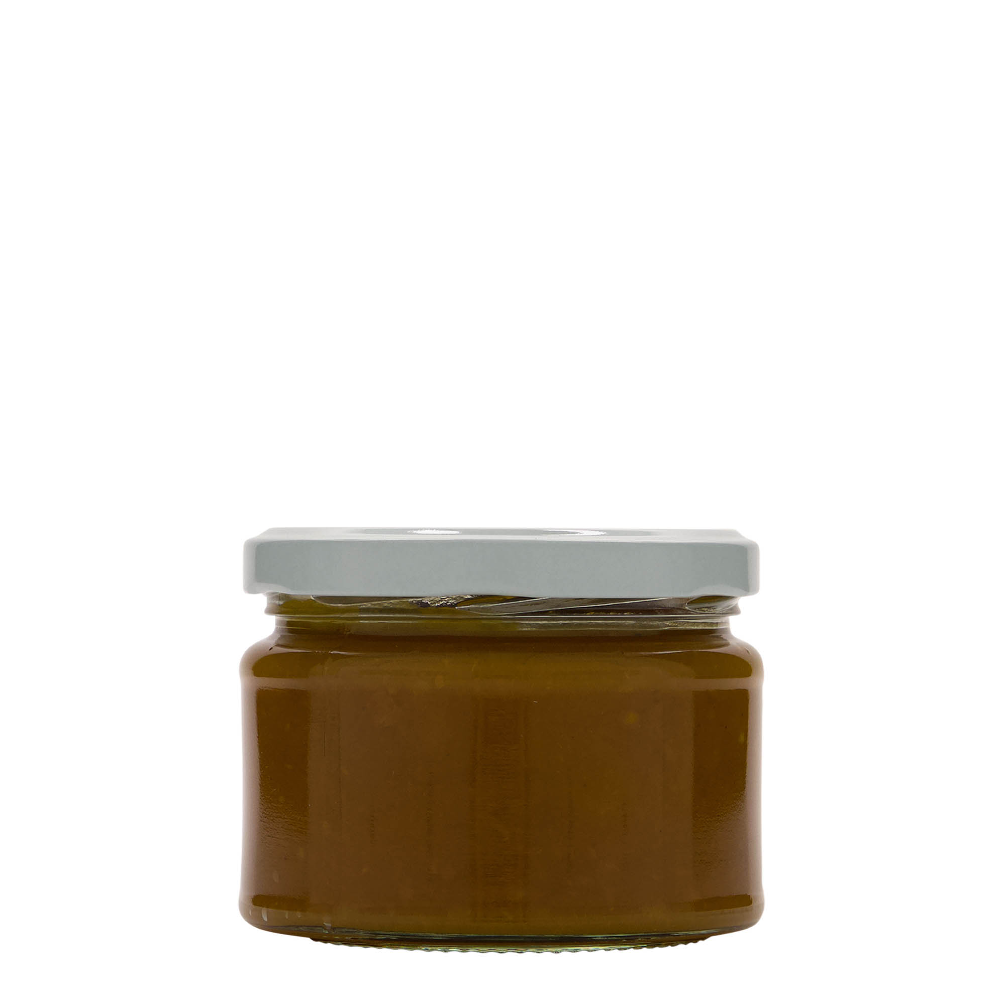 280 ml flat round jar, opening: Twist-off (TO 82)