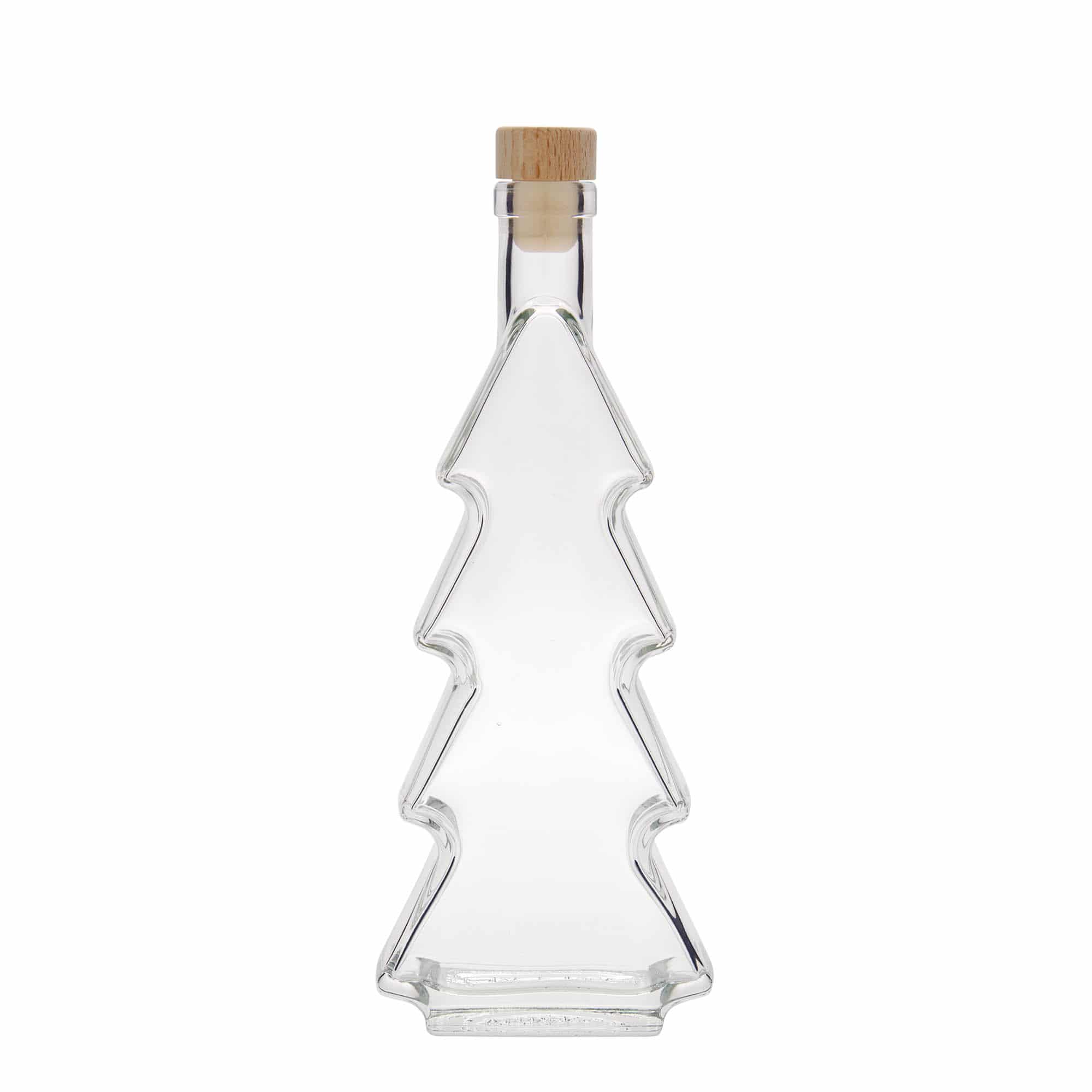 350 ml glass bottle 'Christmas tree', opening: cork