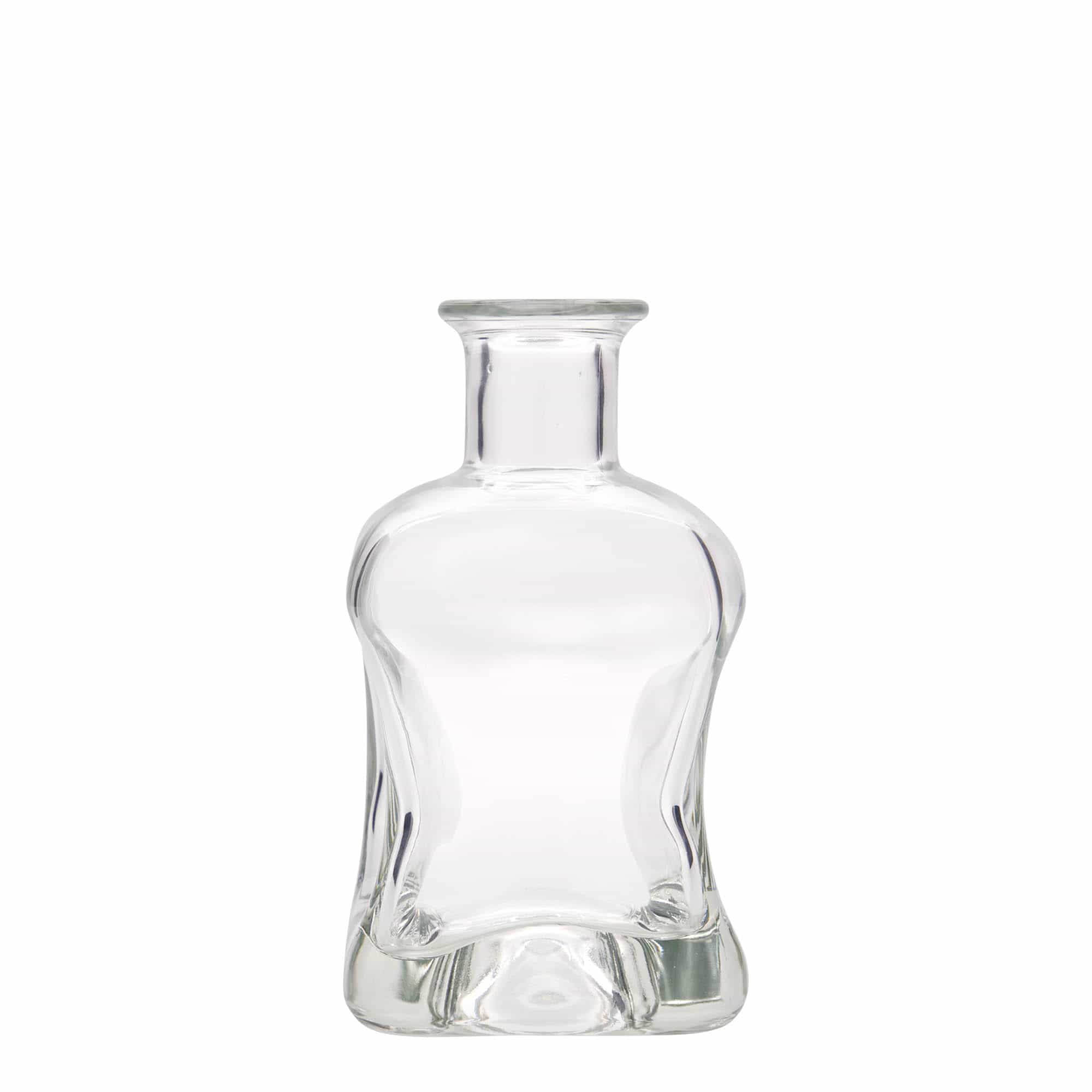 350 ml glass bottle 'Dublin', square, opening: cork