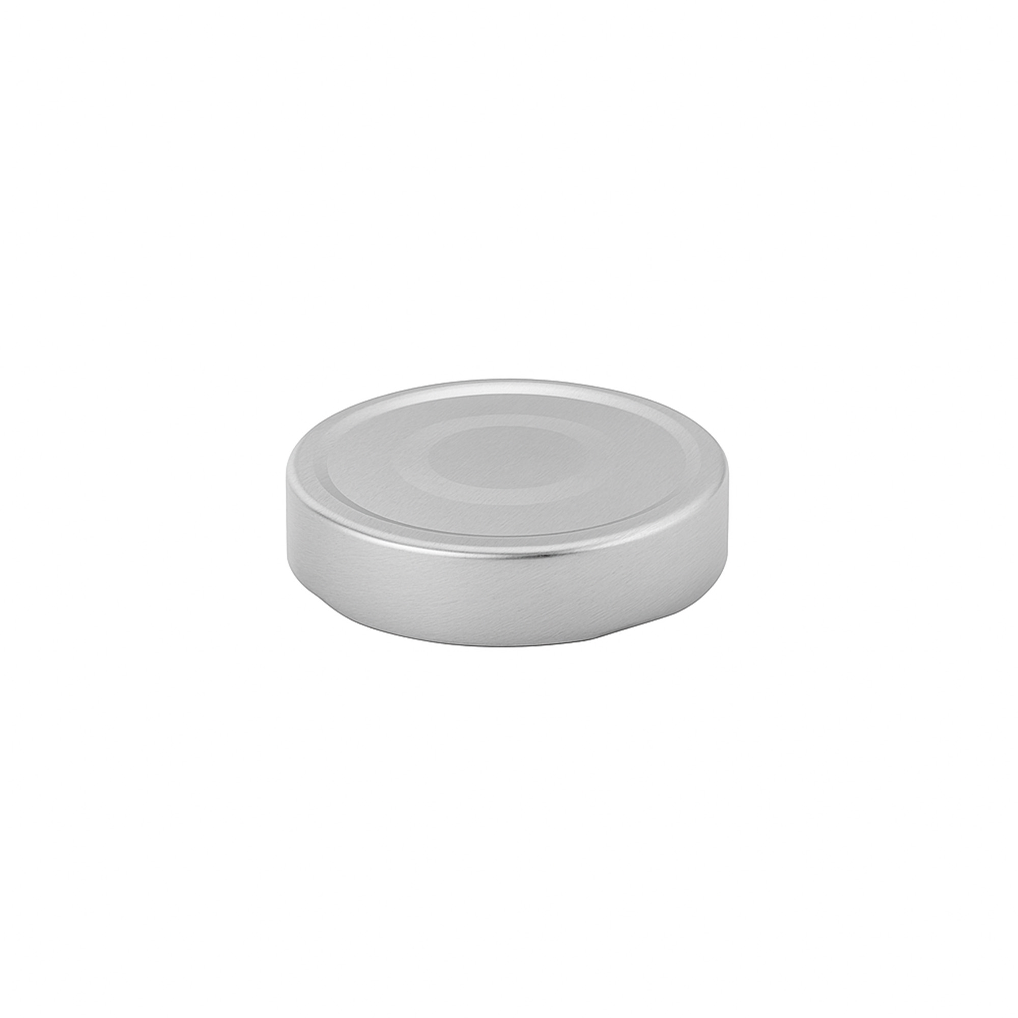 Deep twist-off cap, tinplate, silver, for opening: Deep-TO 66 Deep twist-off cap, tinplate, silver, for opening: Deep-TO 66