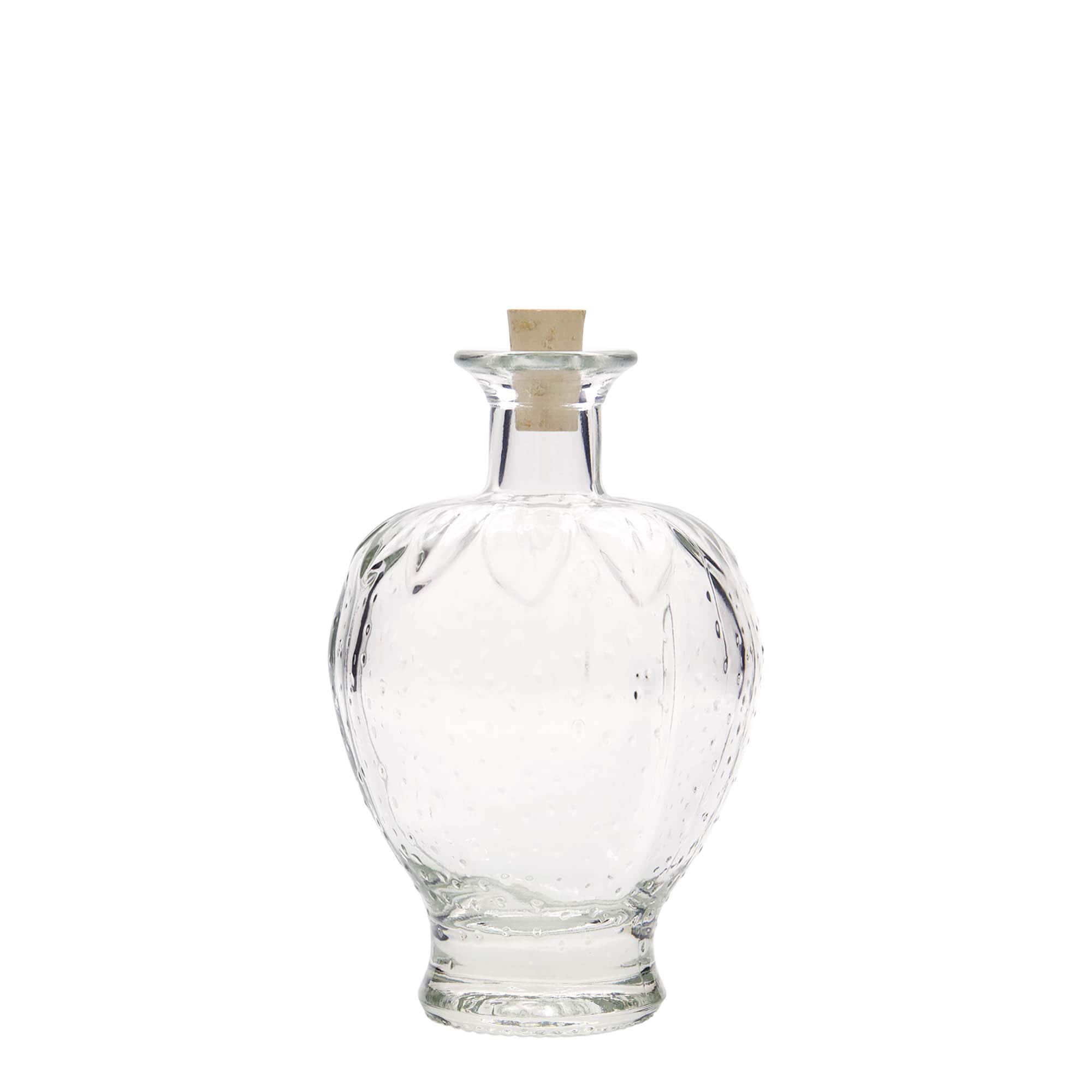 200 ml glass bottle 'Strawberry', opening: cork