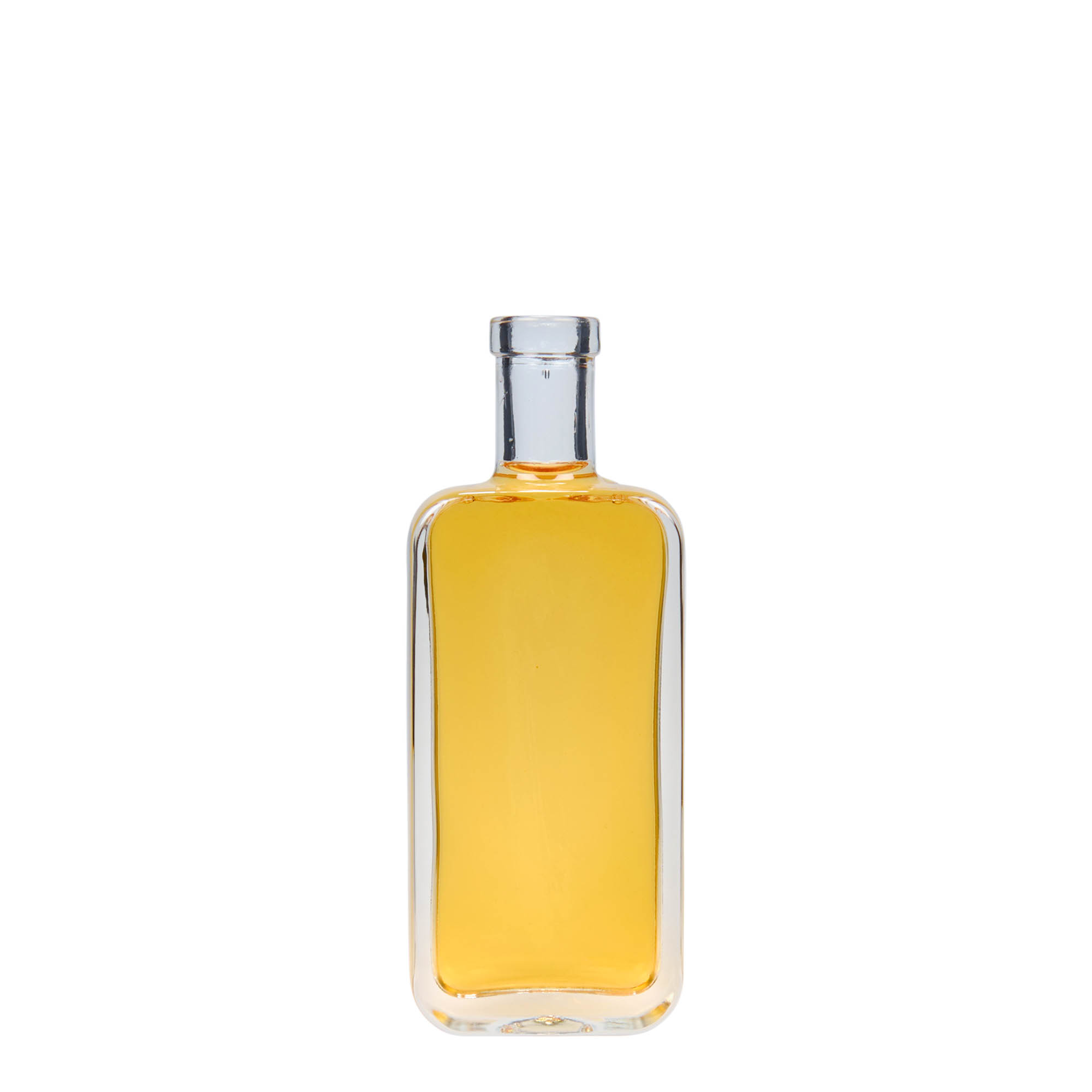 100 ml glass bottle 'Nice', rectangular, opening: cork 100 ml glass bottle 'Nice', rectangular, opening: cork