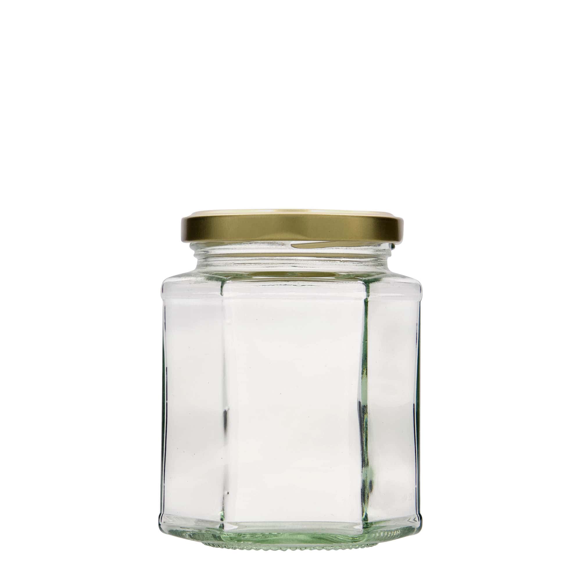 324 ml hexagonal glass, opening: Twist-off (TO 66)