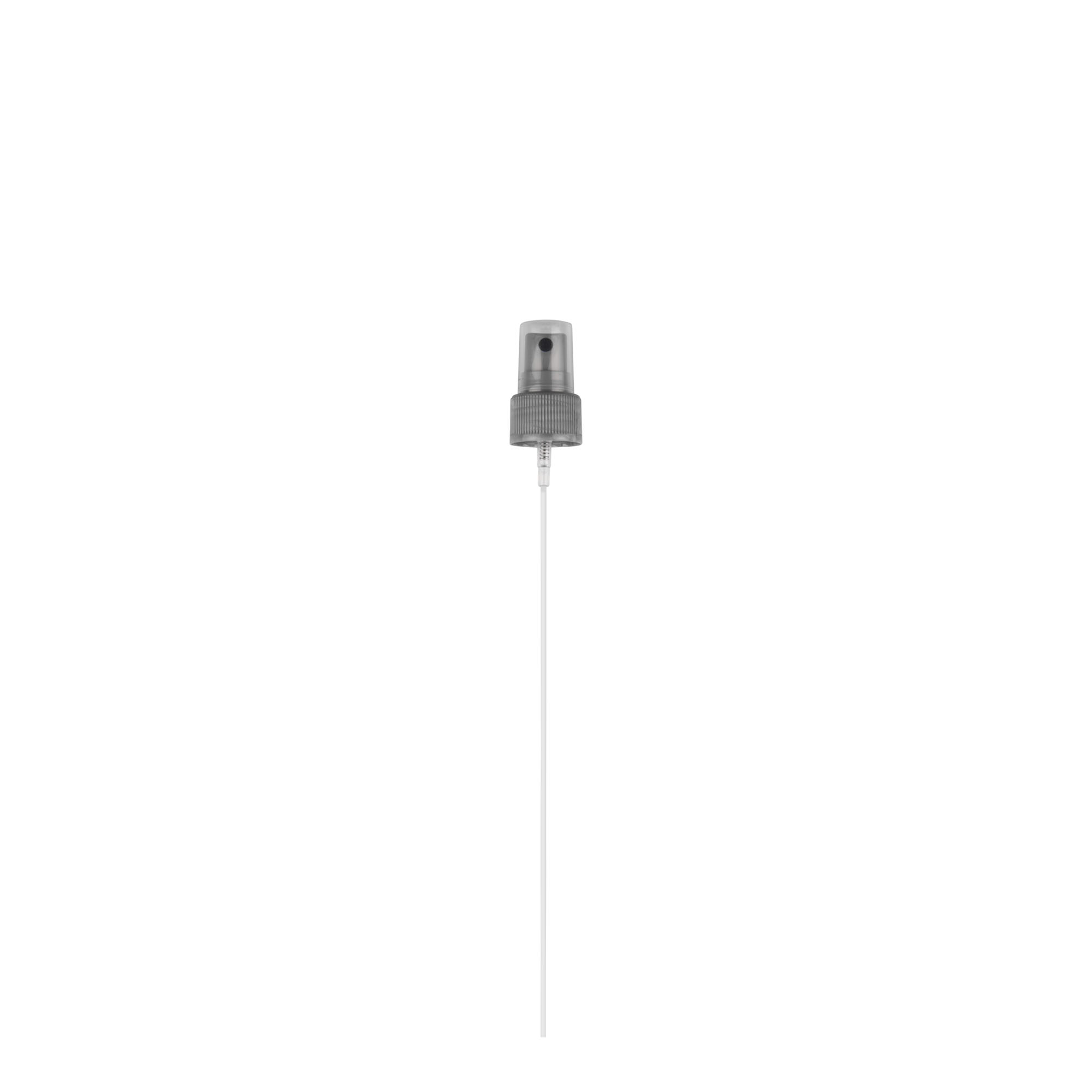 Screw cap spray atomiser, PP plastic, silver, for opening: 24/410 Screw cap spray atomiser, PP plastic, silver, for opening: 24/410