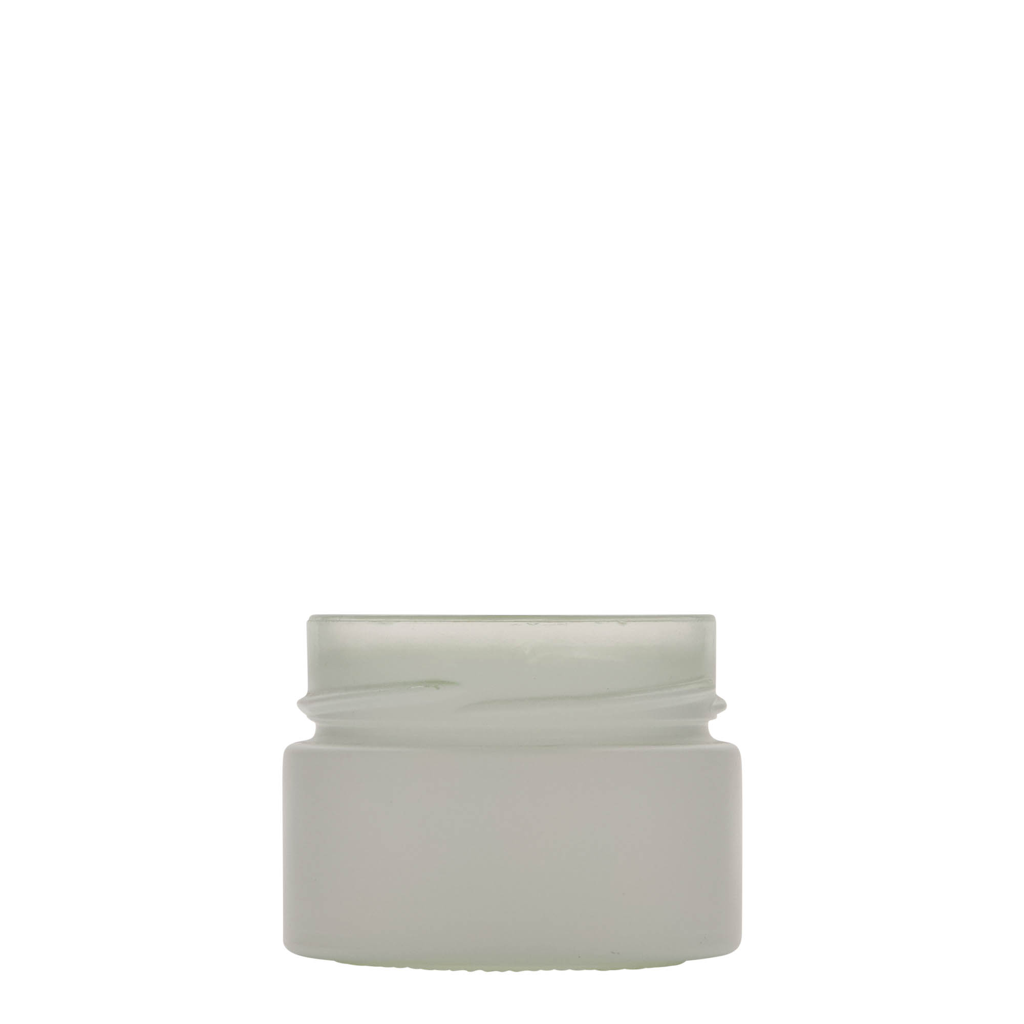 130 ml round glass 'Aurora', white, opening: Deep-Twist-Off (DTO 66) 130 ml round glass 'Aurora', white, opening: Deep-Twist-Off (DTO 66)