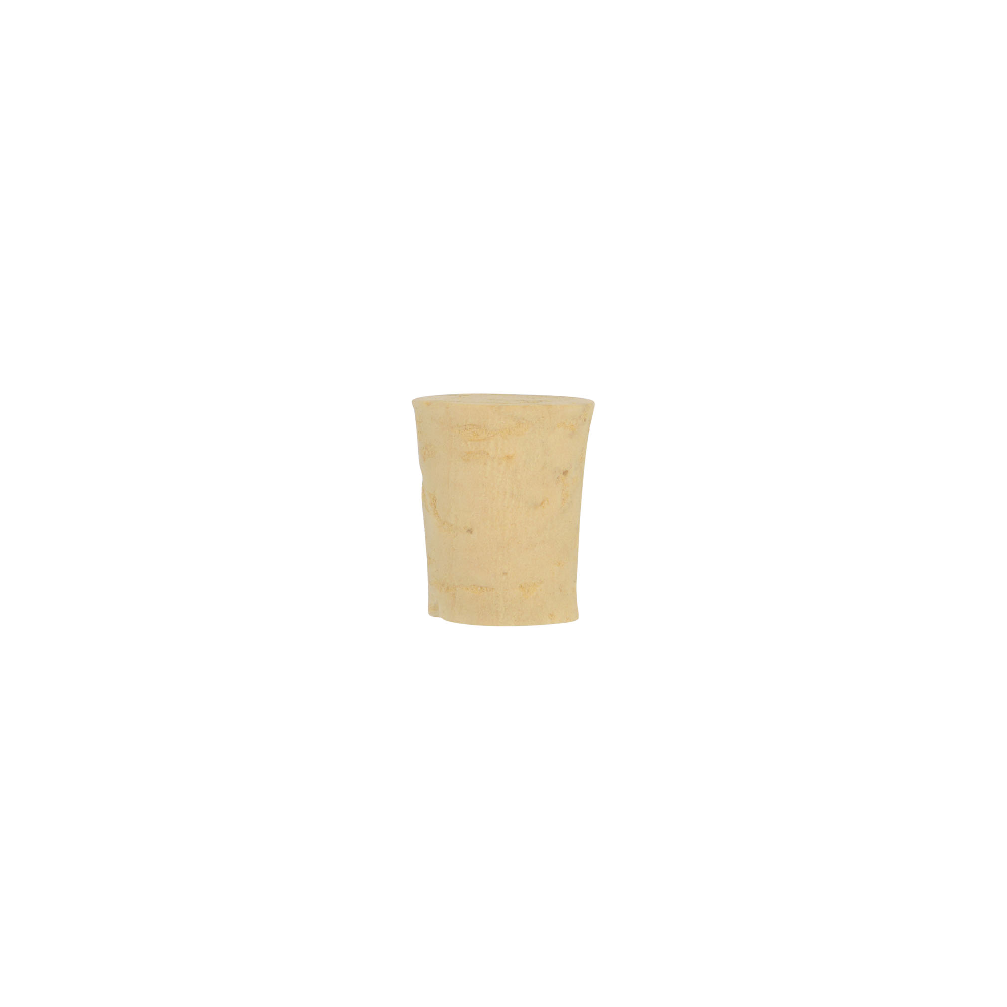 Tapered cork stopper 14-17 x 22, natural cork, bleached, for opening: cork