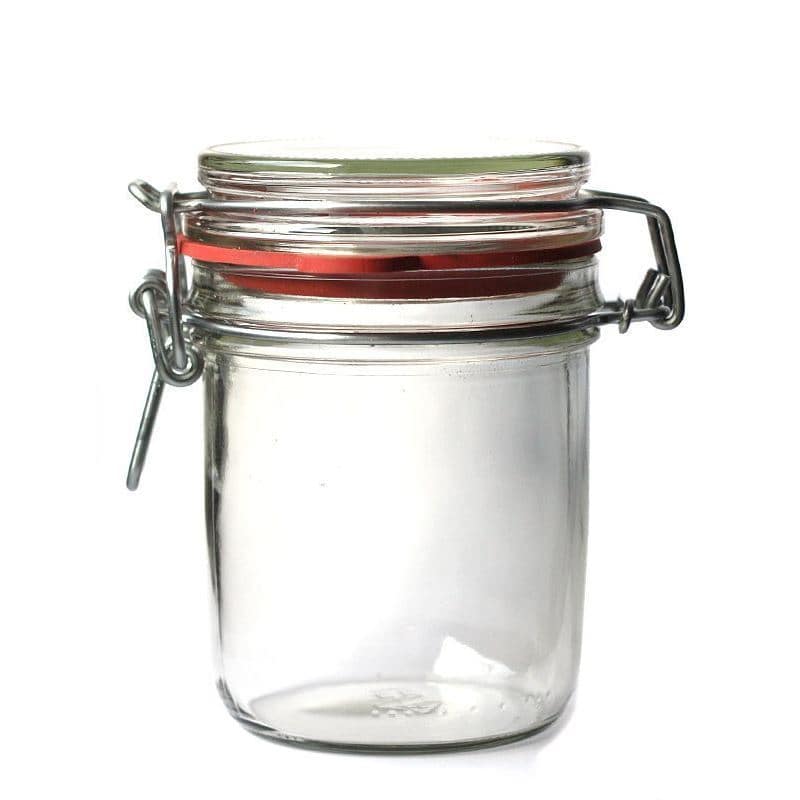 370 ml clip top jar, closure: clip top