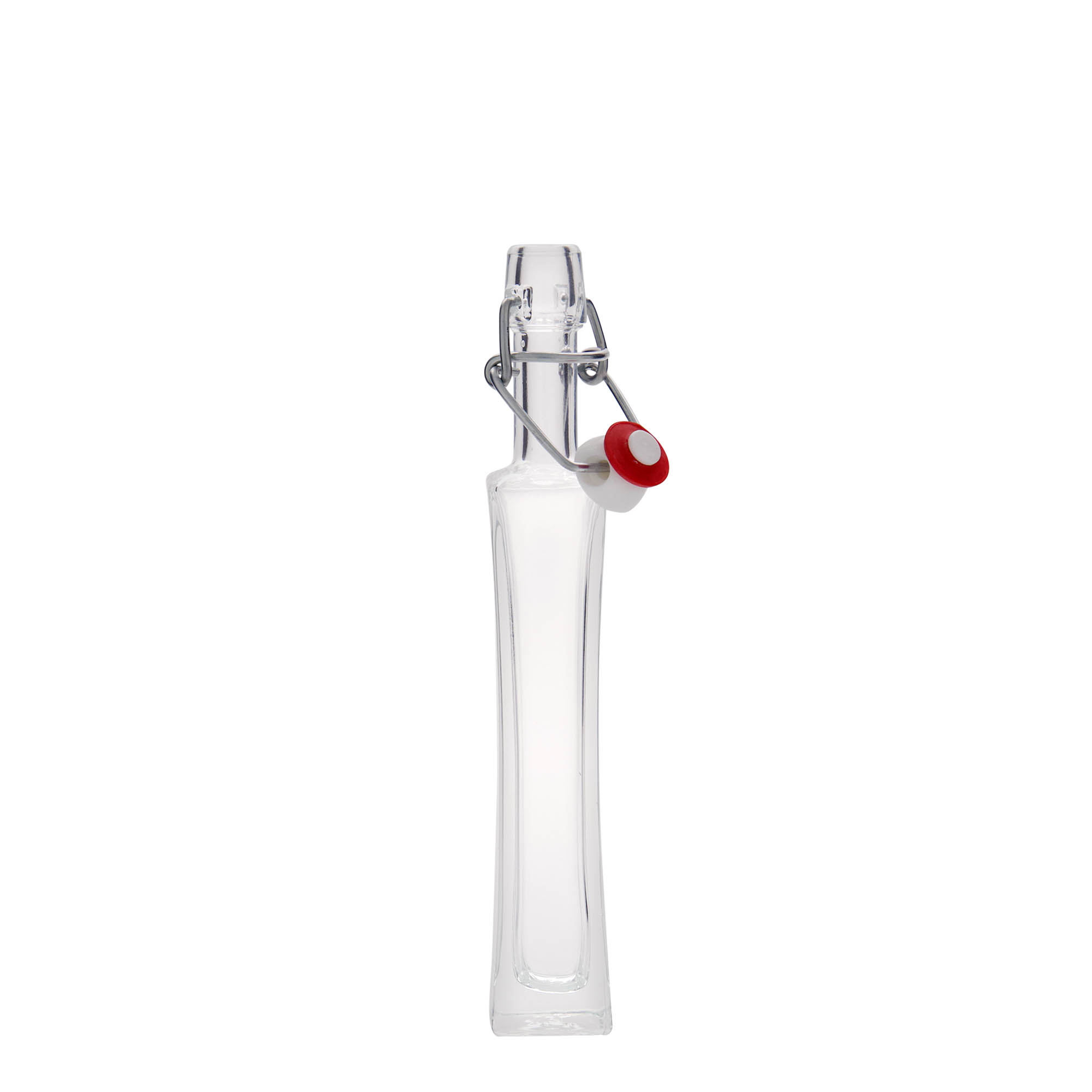 40 ml glass bottle 'Koko', square, opening: swing top closure 40 ml glass bottle 'Koko', square, opening: swing top closure