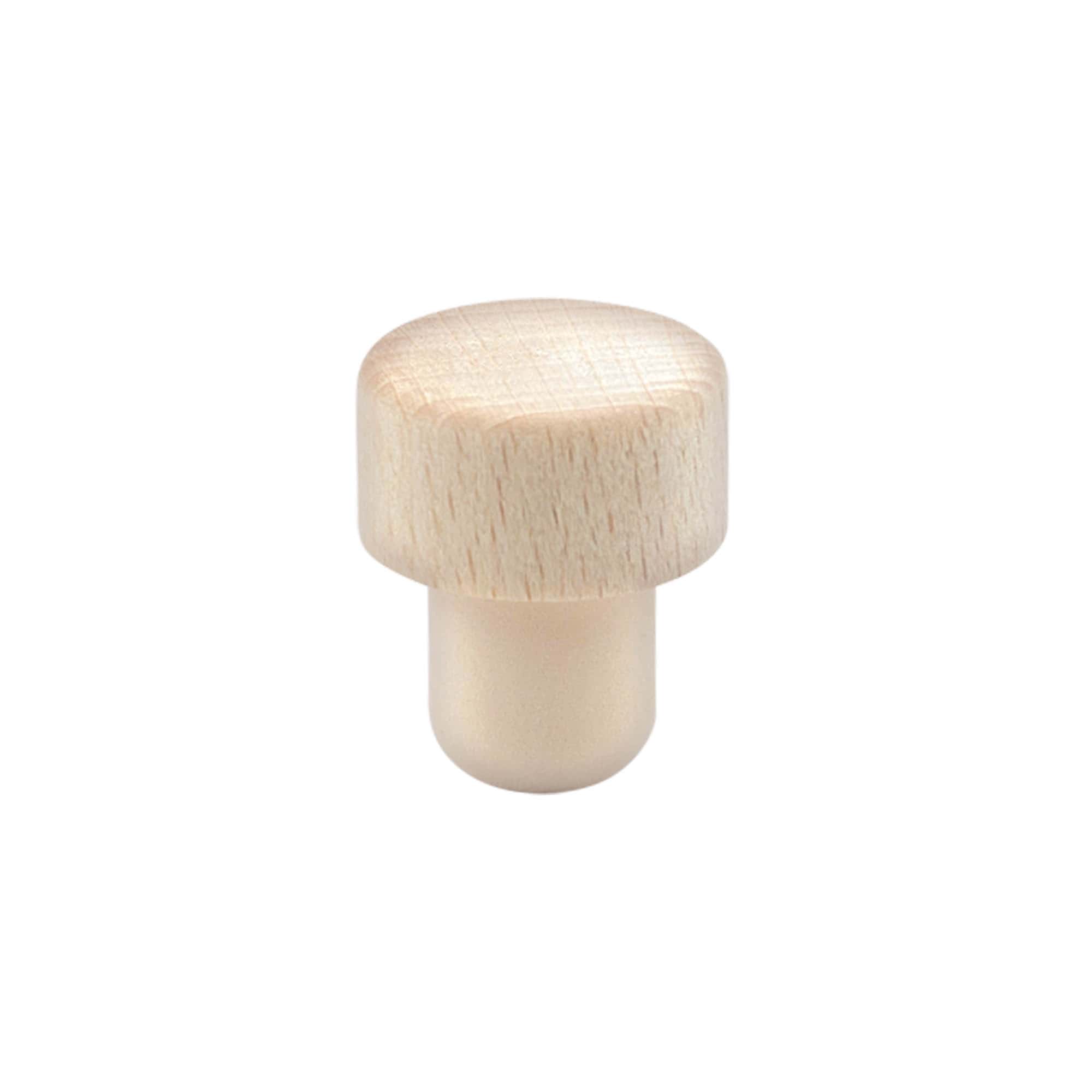 Handle corks 18 mm, wood/plastic, for opening: cork