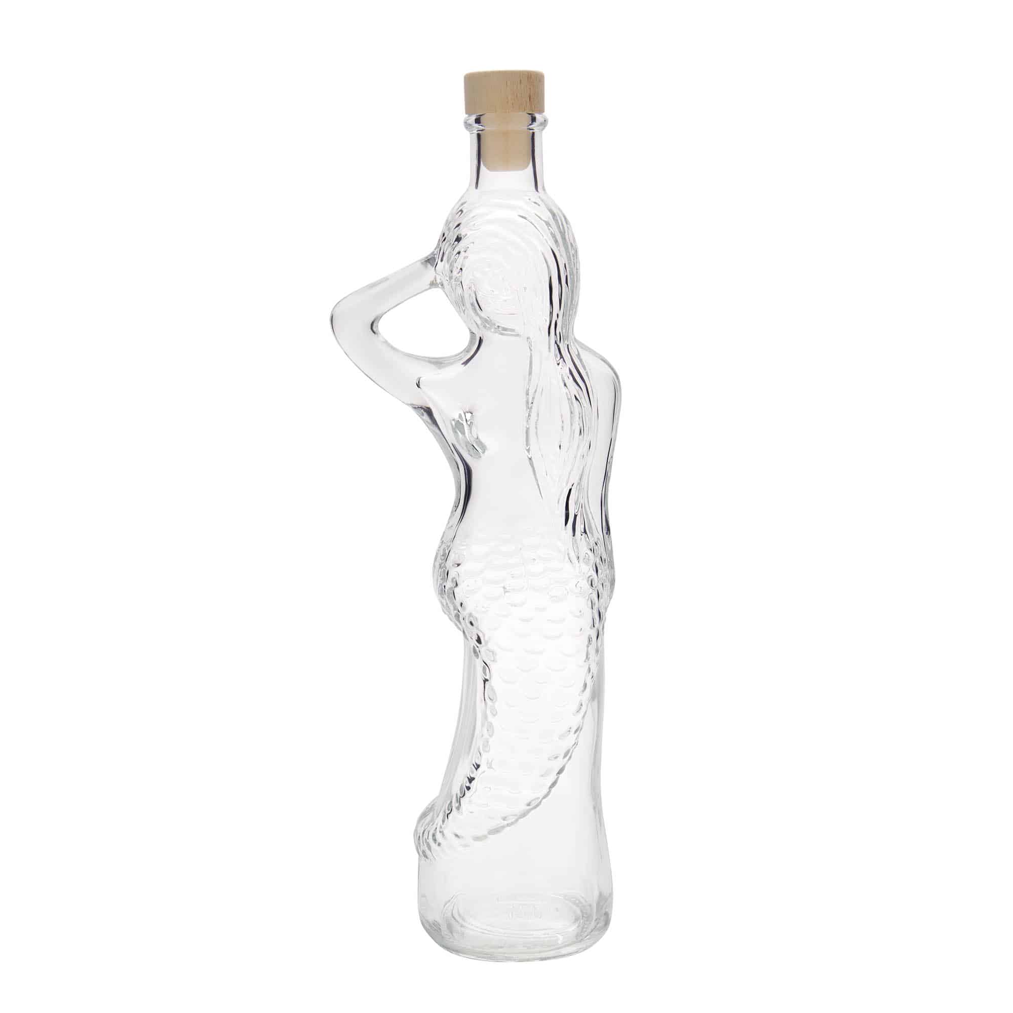 500 ml glass bottle 'Mermaid', closure: cork