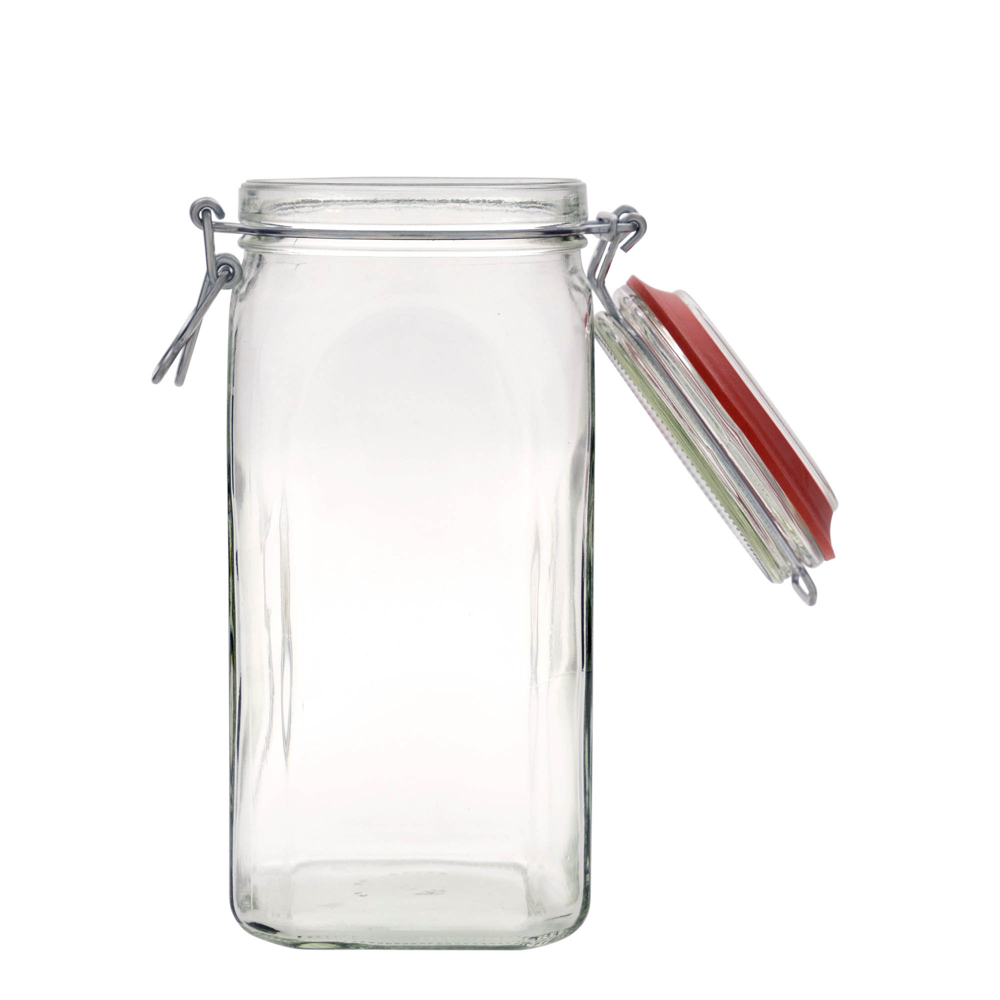 1,540 ml wire bail jar #, square, opening: wire bail closure 1,540 ml wire bail jar #, square, opening: wire bail closure