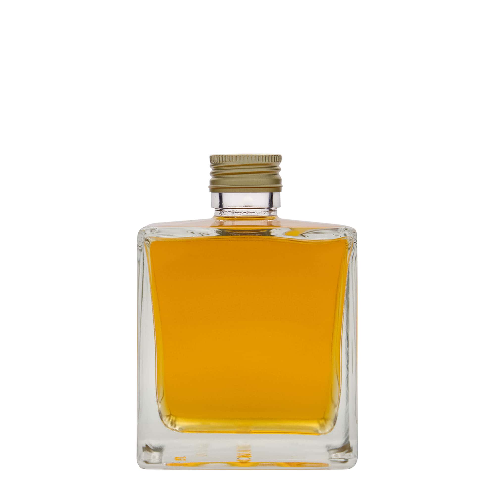 500 ml glass bottle 'Cube', square, opening: PP 31.5