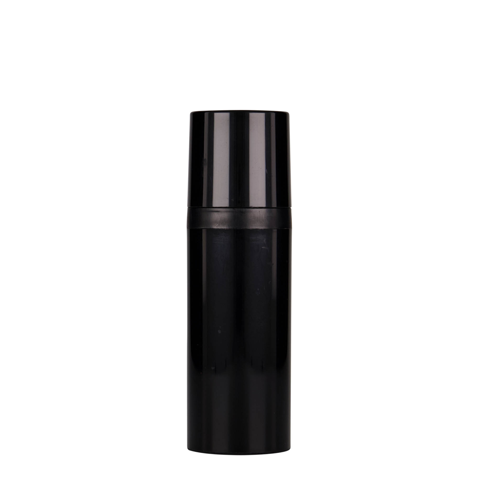 50 ml Airless Dispenser 'Mezzo', black PP plastic 50 ml Airless Dispenser 'Mezzo', black PP plastic