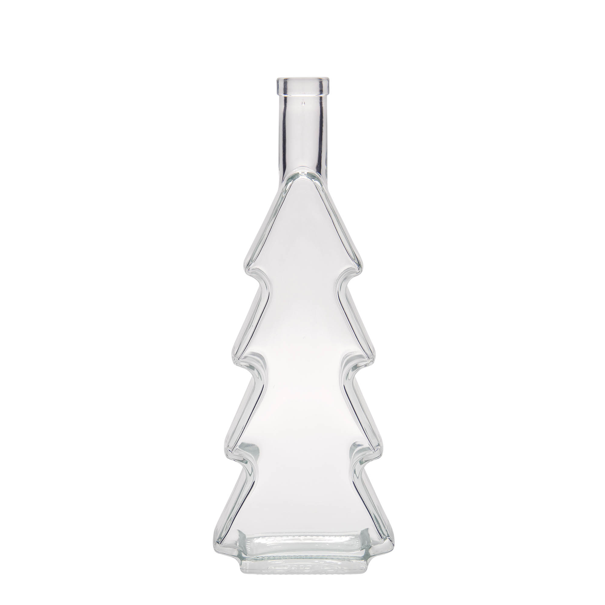 500 ml glass bottle 'Christmas tree', opening: cork 500 ml glass bottle 'Christmas tree', opening: cork