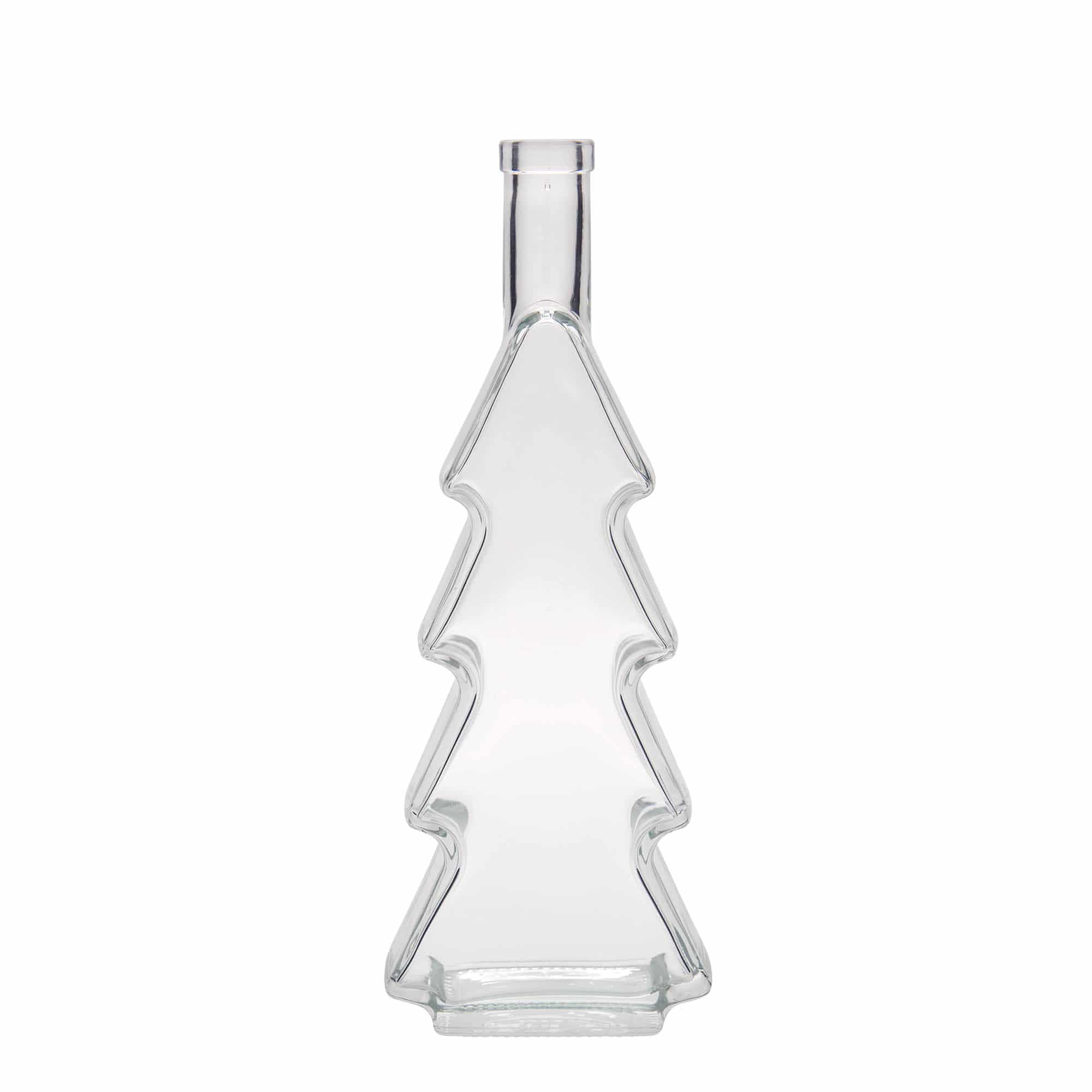 500 ml glass bottle 'Christmas tree', opening: cork