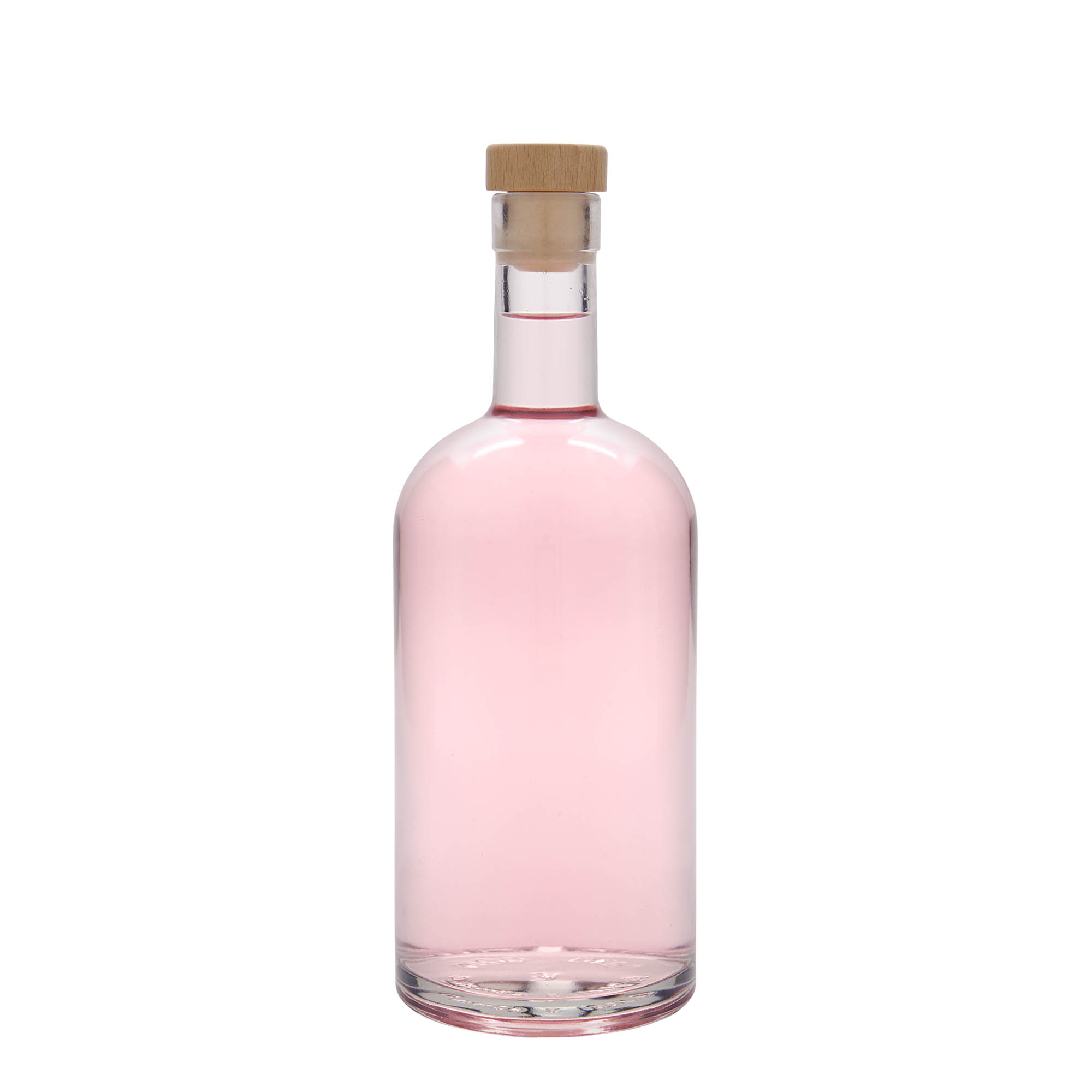 700 ml glass bottle 'Franco', opening: cork