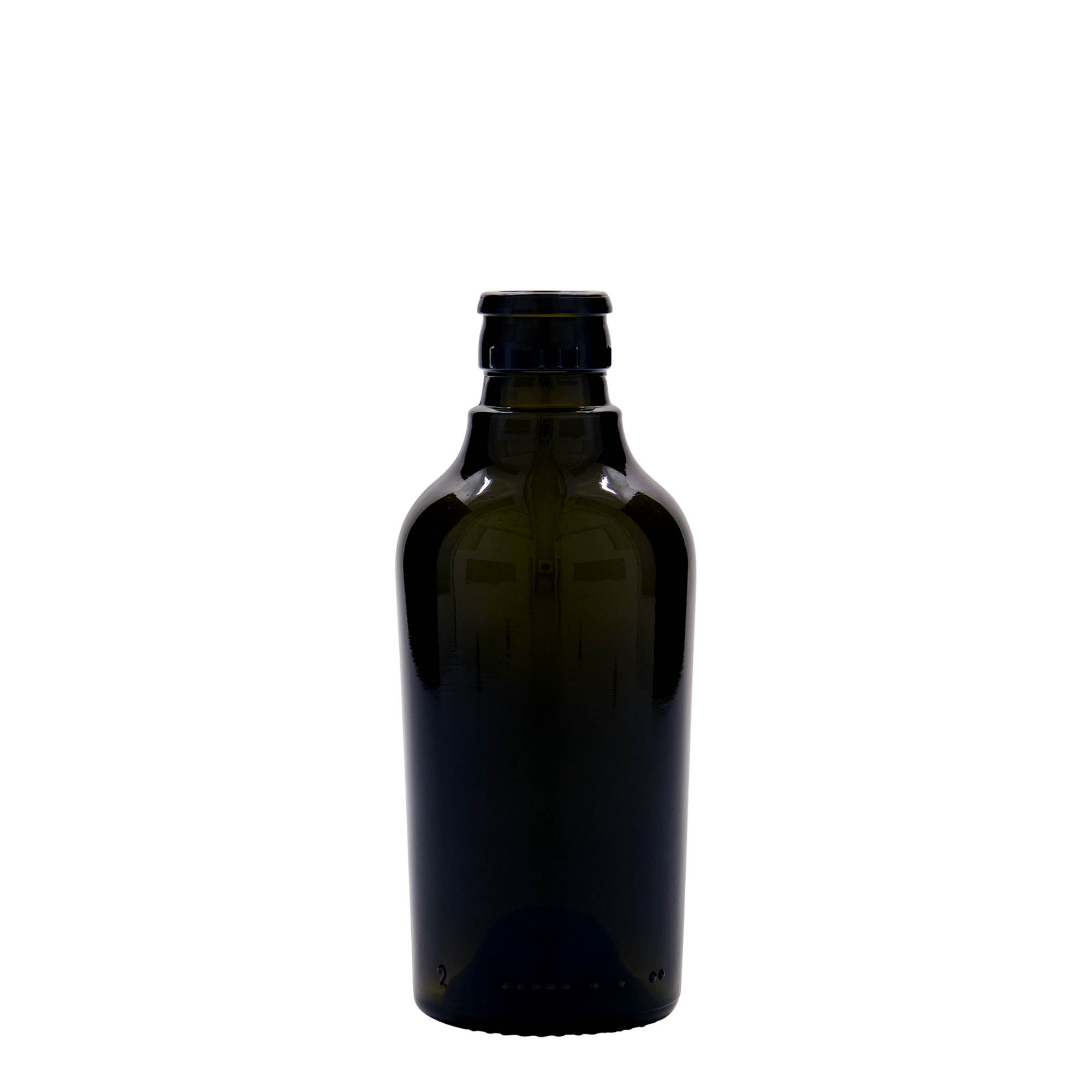 250 ml oil/vinegar bottle 'Oleum', glass, antique green, closure: DOP