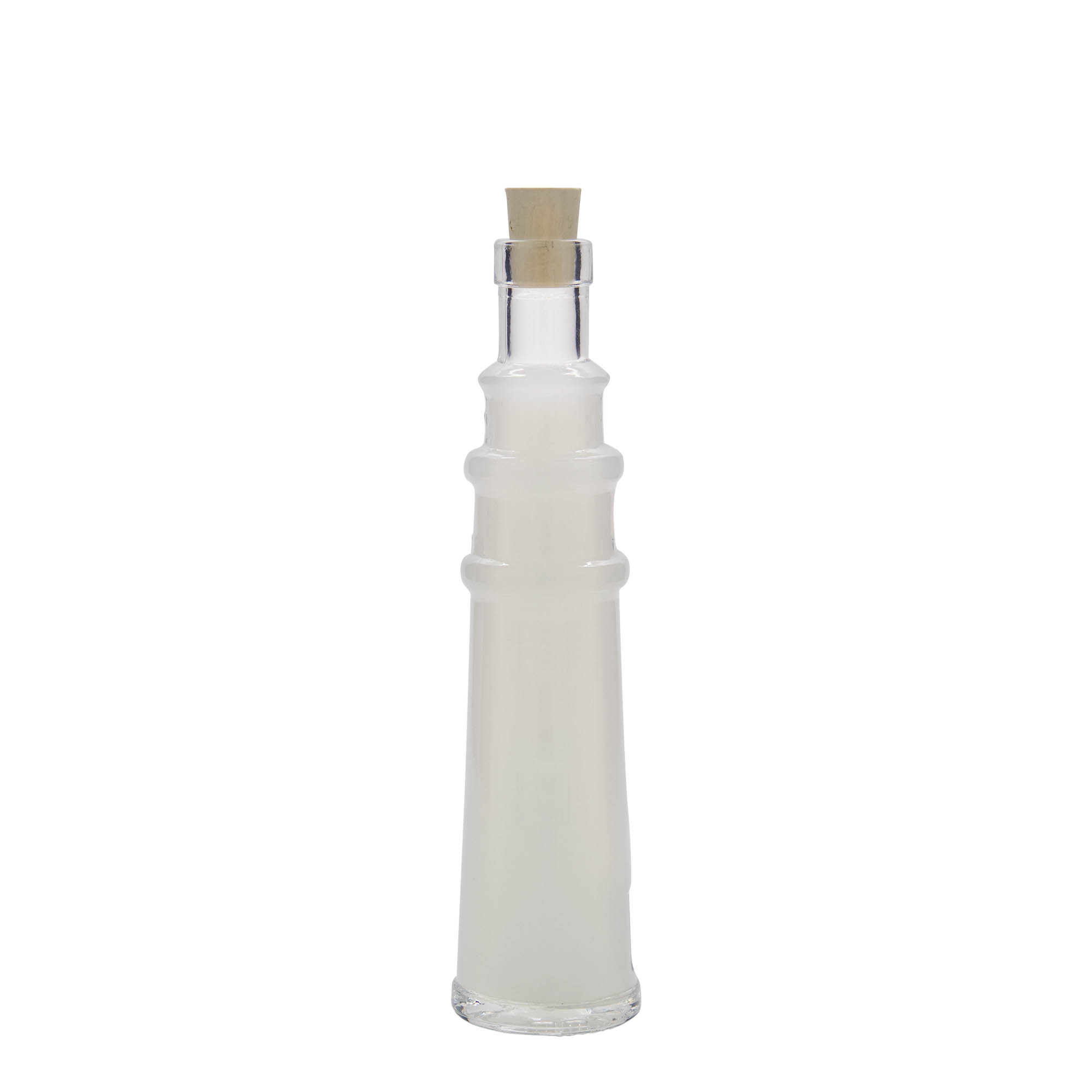 100 ml glass bottle 'Lighthouse', opening: cork 100 ml glass bottle 'Lighthouse', opening: cork