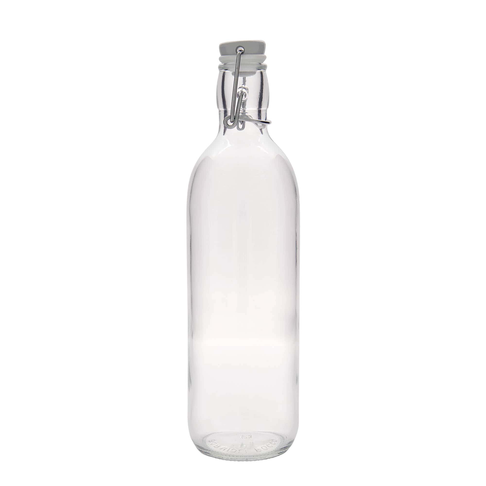 1,000 ml glass bottle 'Emilia', opening: swing top closure