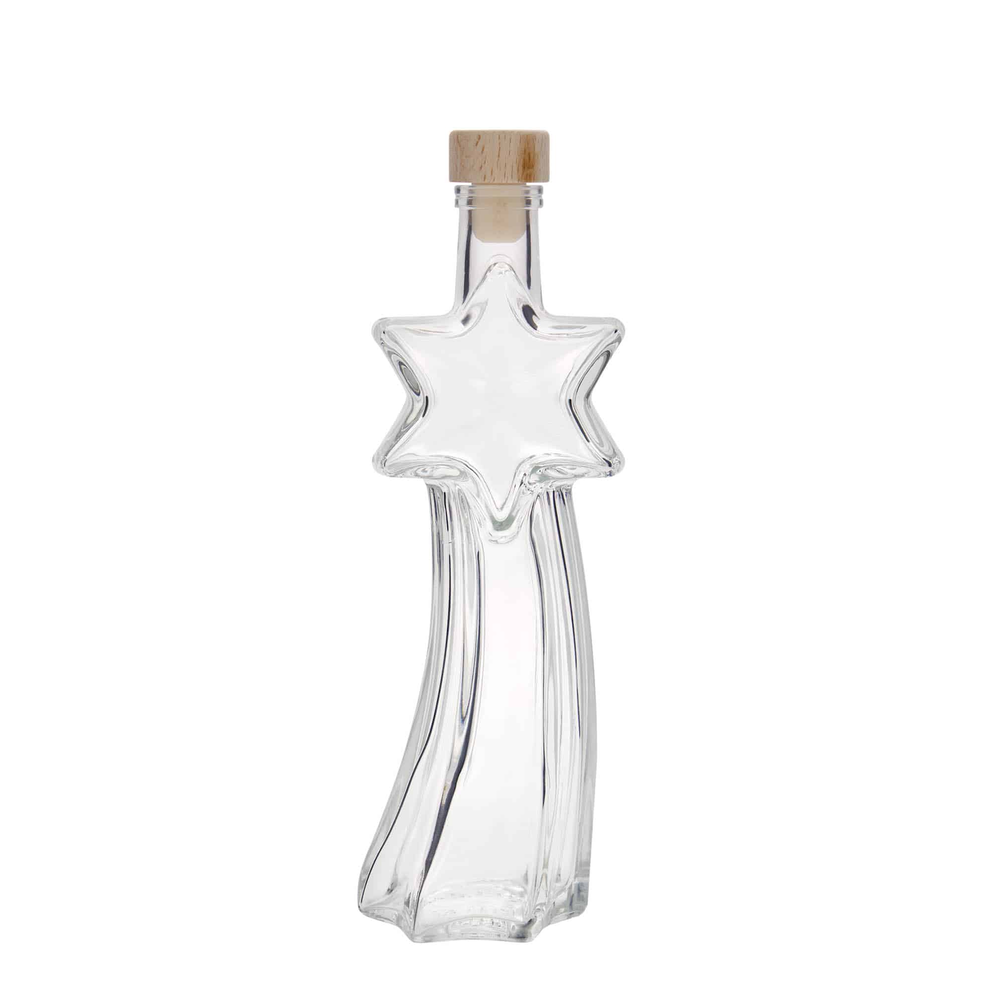 200 ml glass bottle 'Shooting Star', opening: cork