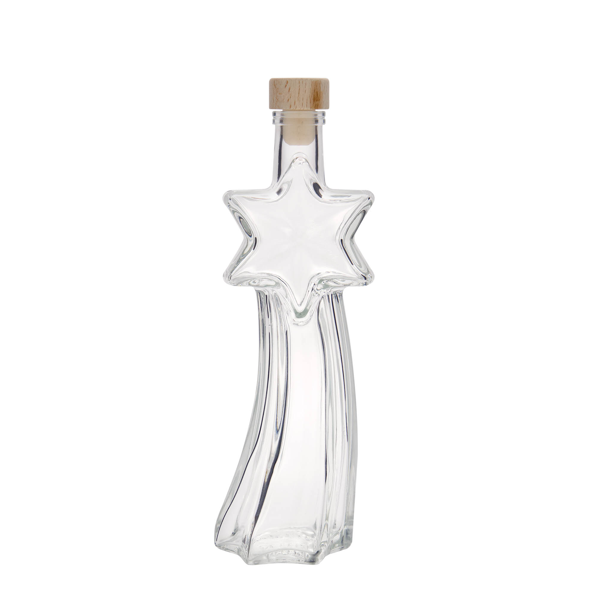 200 ml glass bottle ‘Shooting Star’, opening: cork