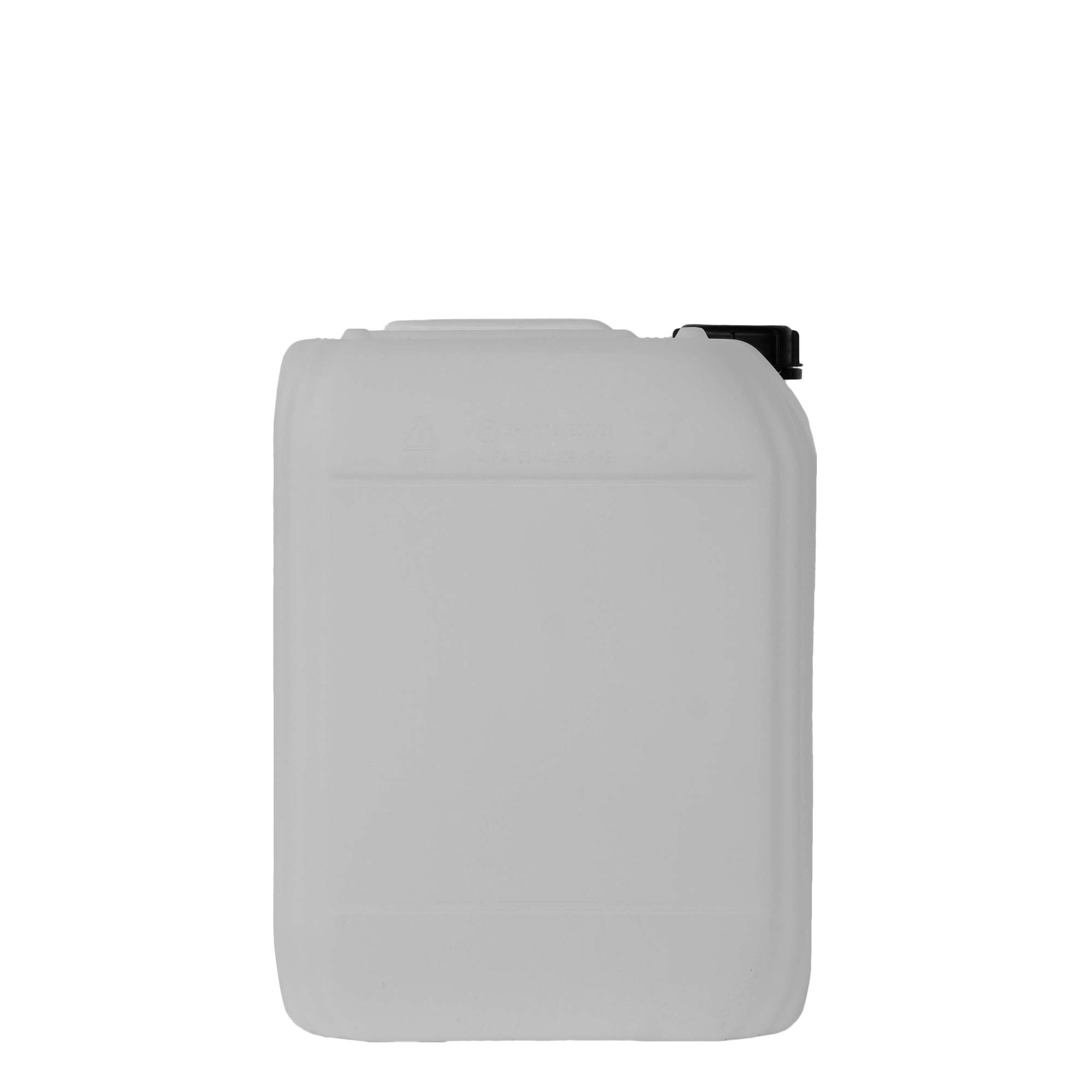 20 l canister, rectangular, HDPE plastic, natural, opening: ND 60