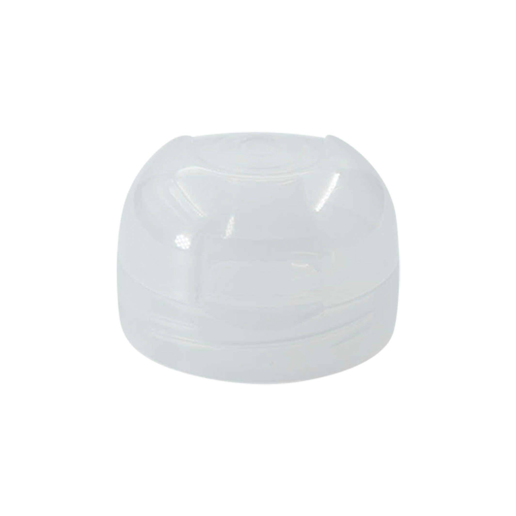 Screw cap with hinged flap Kavodrink, PP plastic, white Screw cap with hinged flap Kavodrink, PP plastic, white
