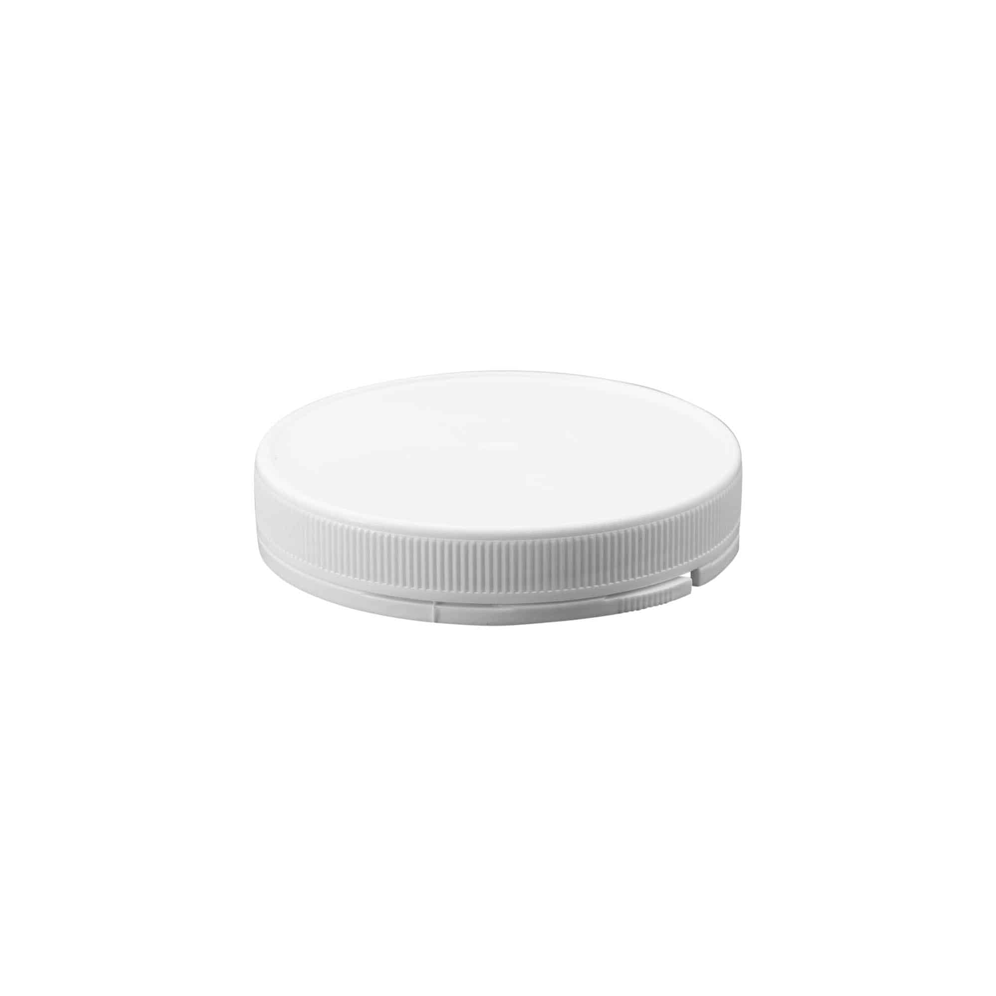 Screw cap ‘Securilock’ 80mm, PP plastic, white