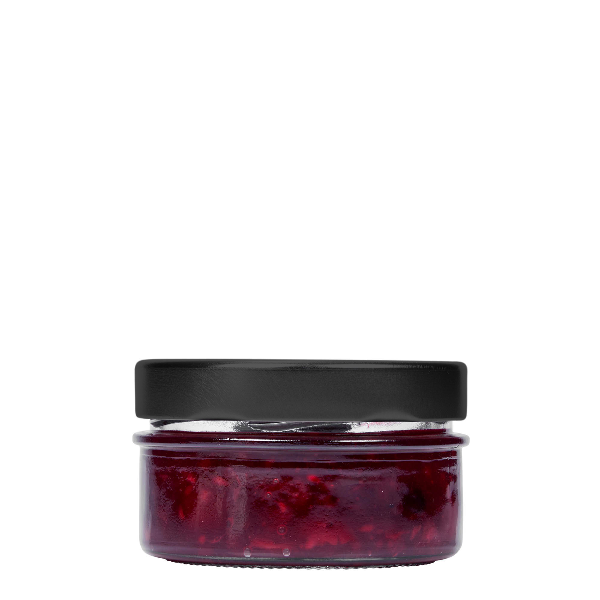190 ml round glass ‘Monza’, opening: Deep-Twist-off (DTO 82)