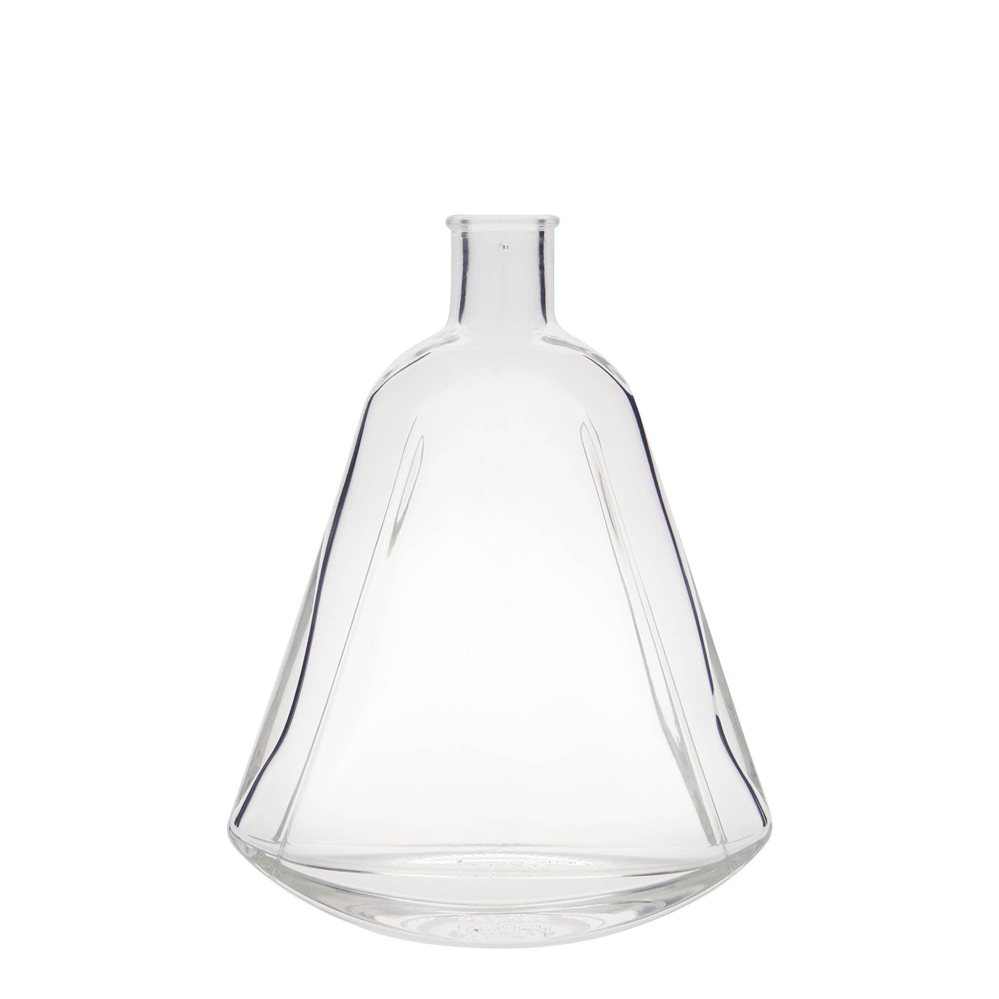 350 ml glass bottle 'Maurizio', oval, opening: cork