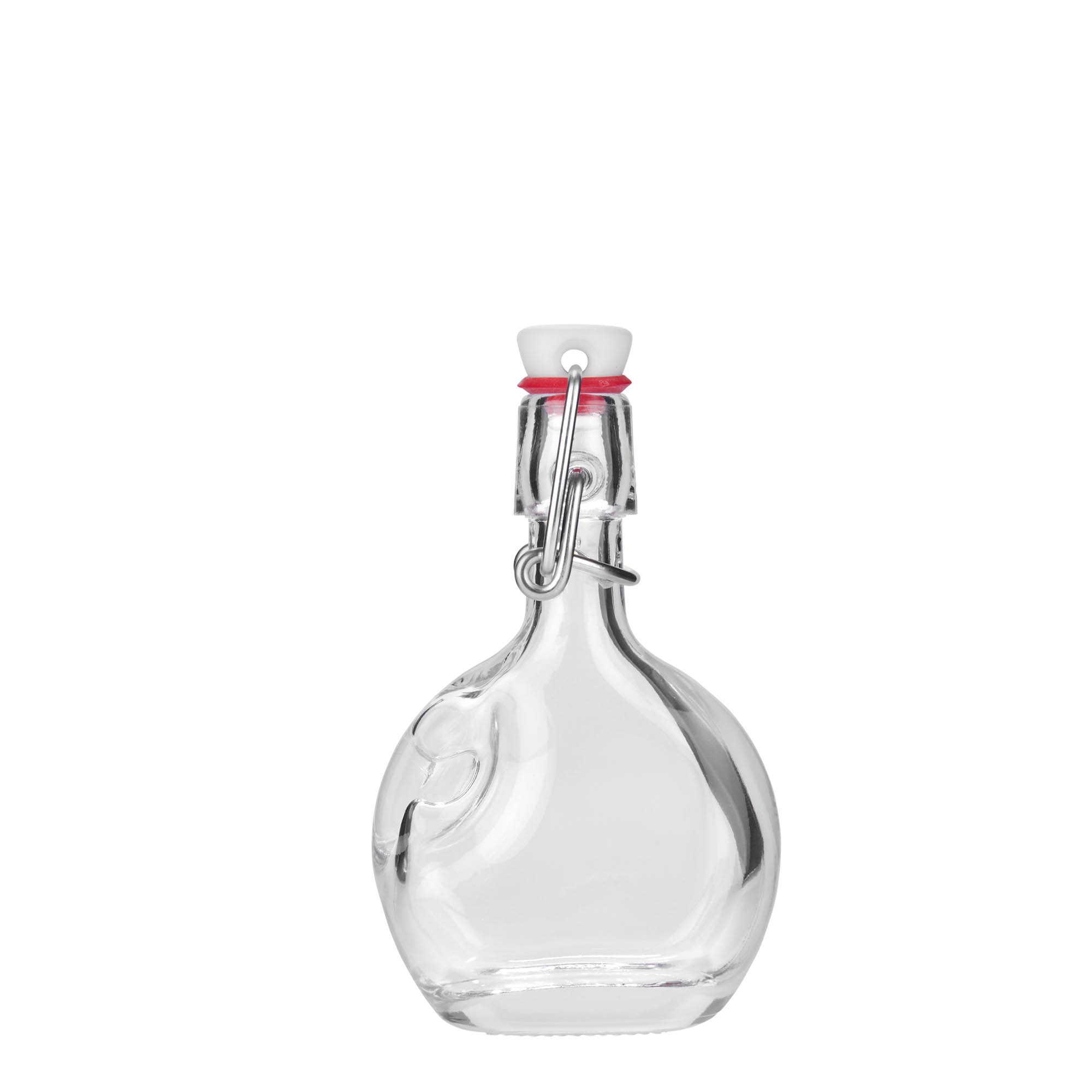 40 ml glass bottle 'Lukas', oval, opening: swing top closure 40 ml glass bottle 'Lukas', oval, opening: swing top closure