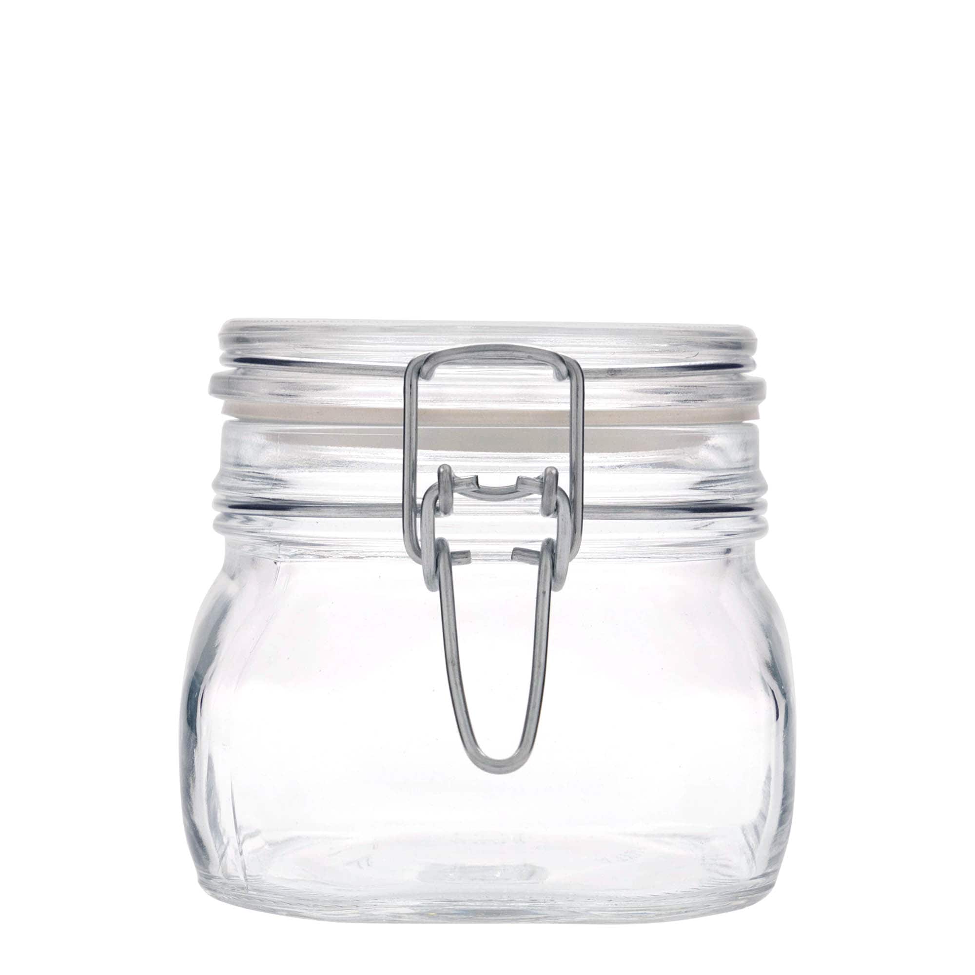 500 ml wire bail jar 'Fido', square, opening: wire bail closure