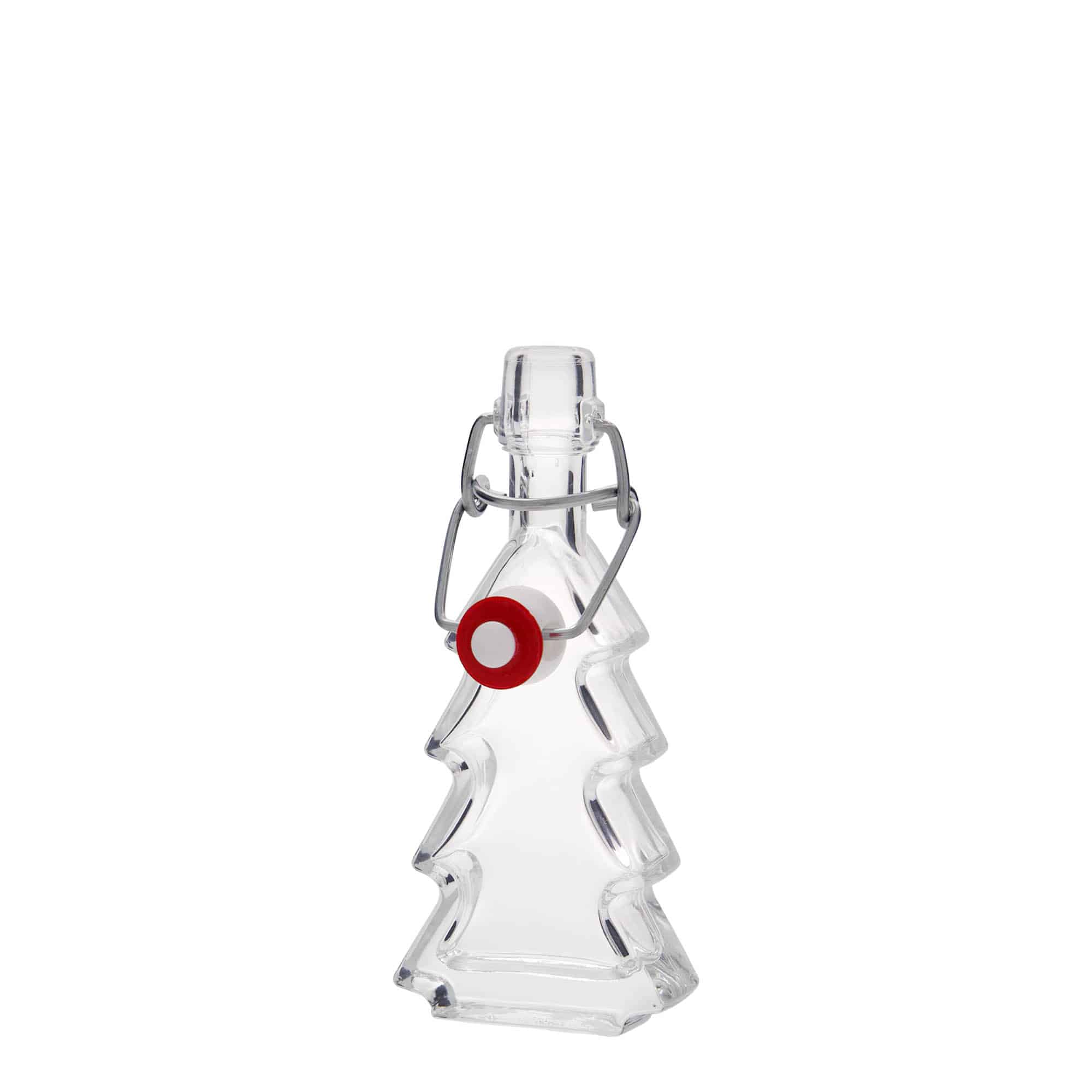 40 ml glass bottle 'Christmas tree', opening: swing top closure