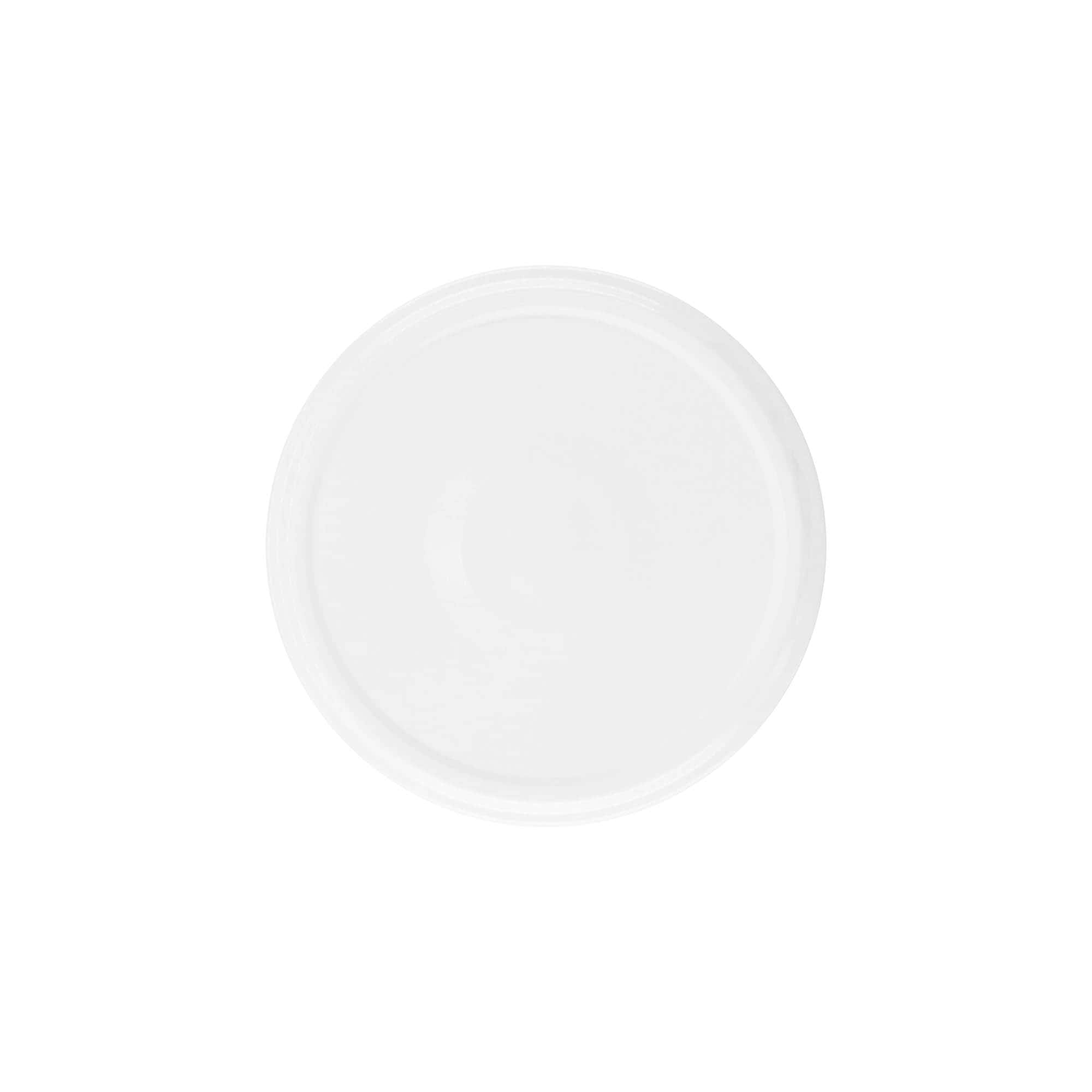 Twist-off lid, tinplate, white, for opening: TO 82