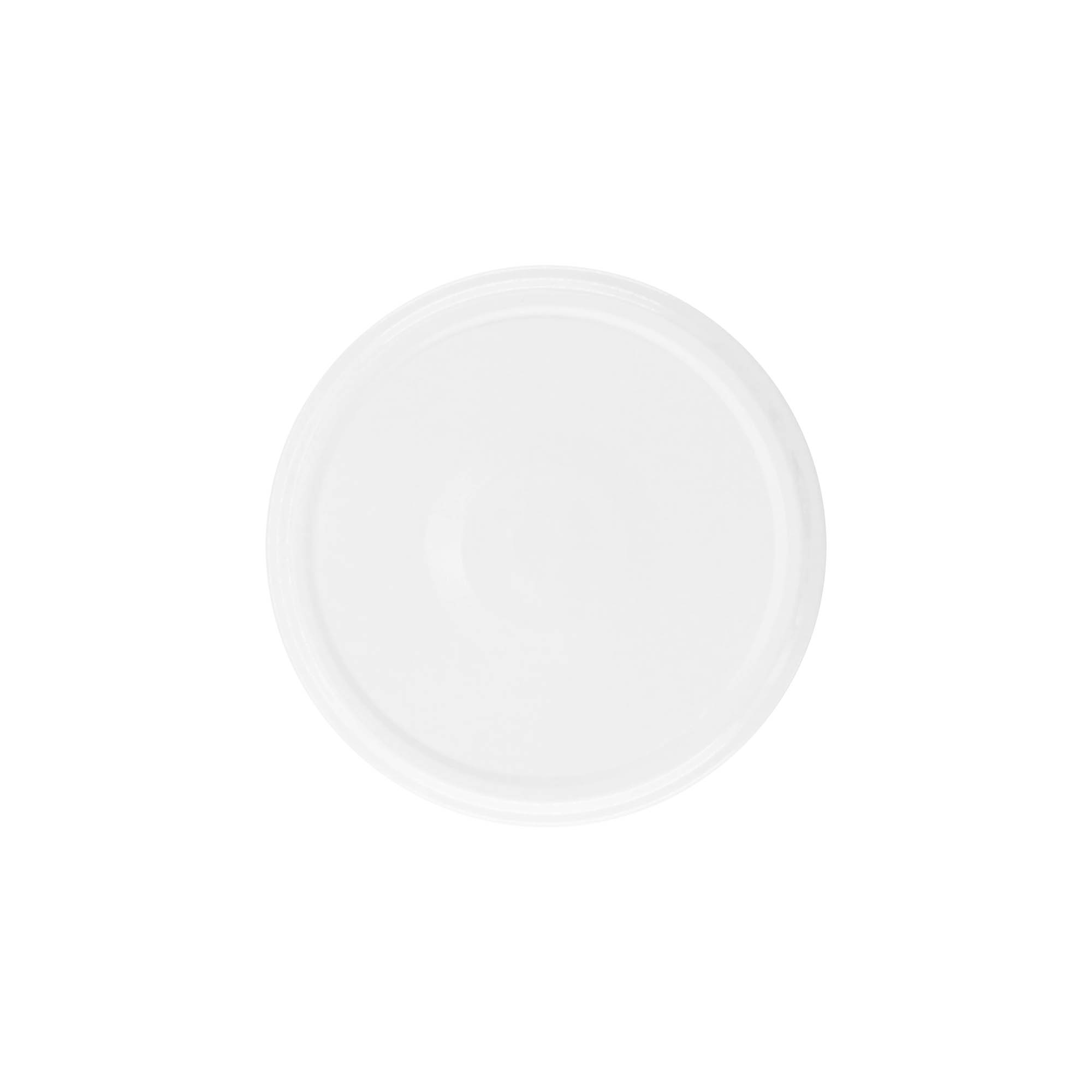 Twist-off lid, tinplate, white, for opening: TO 82 Twist-off lid, tinplate, white, for opening: TO 82