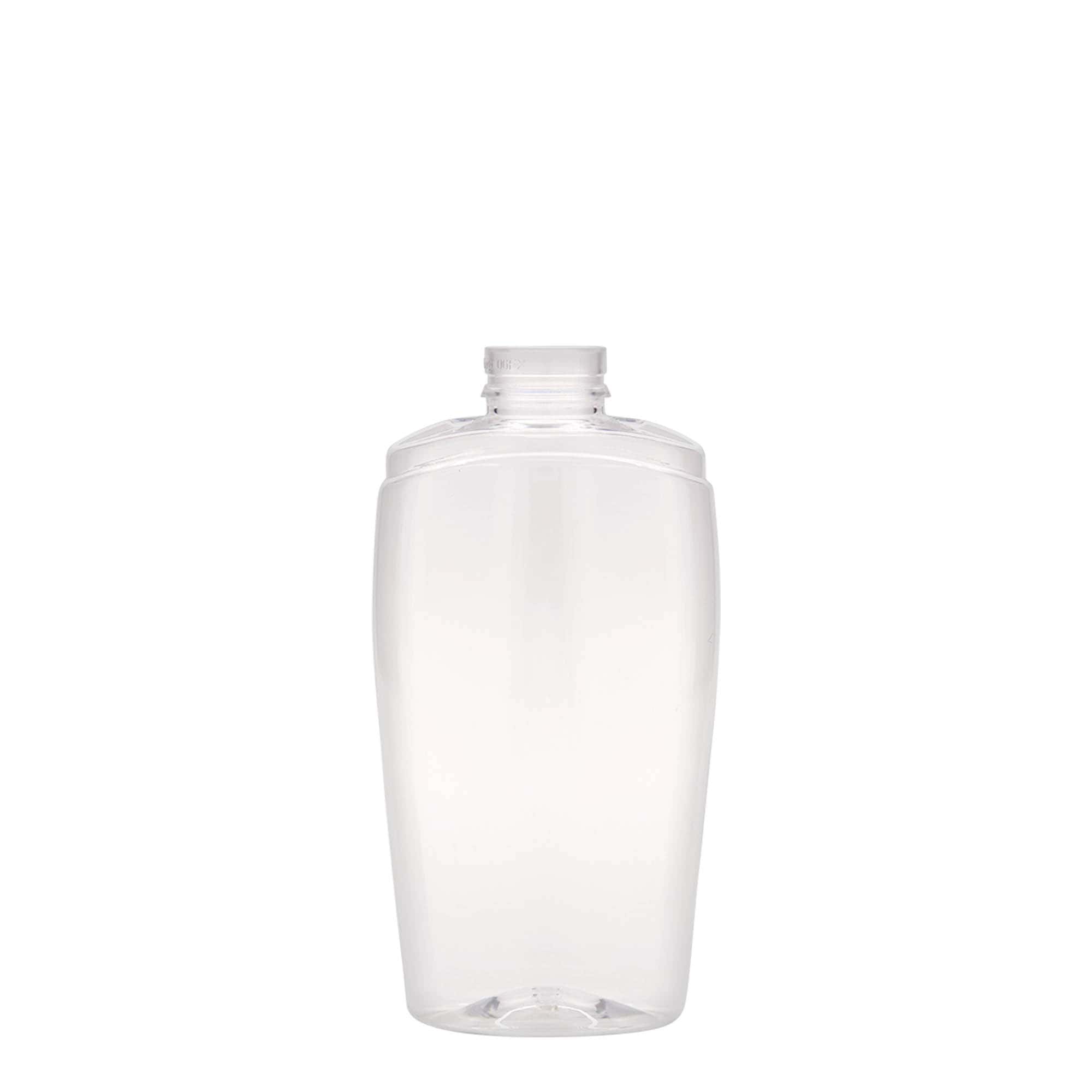 200 ml PET bottle ‘Squeeze’, oval, plastic