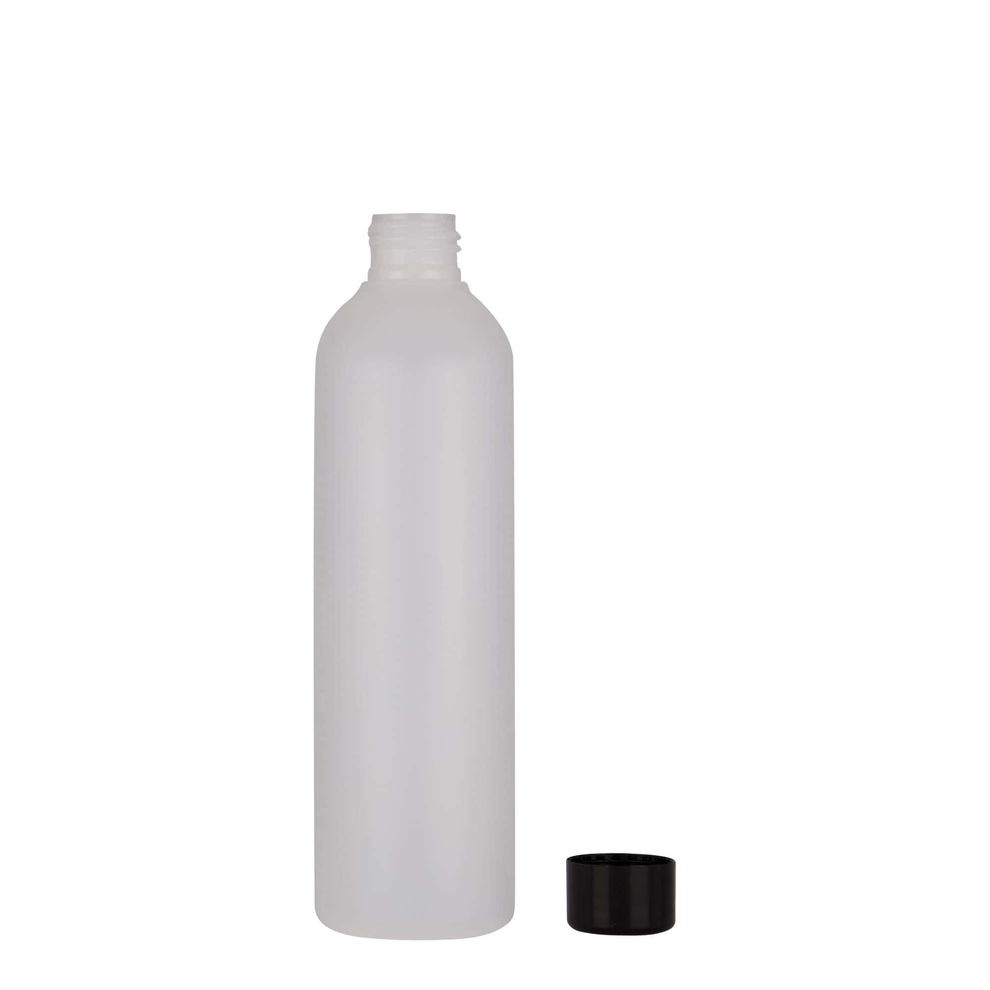 250 ml plastic bottle 'Tuffy', HDPE, natural, opening: 24/410