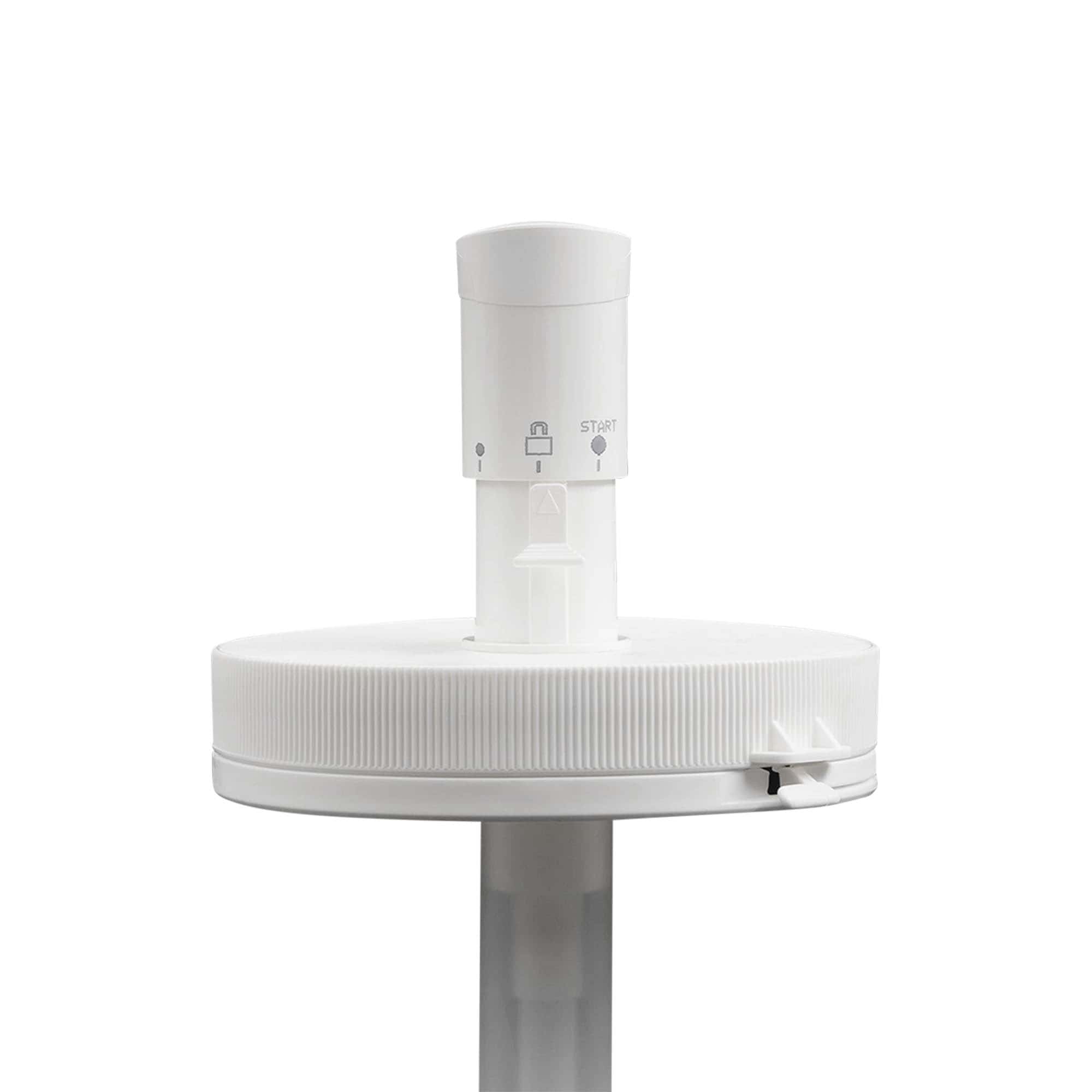 Dispenser pump for 1,240 ml 'Securibox', PE plastic, white, for opening: screw cap