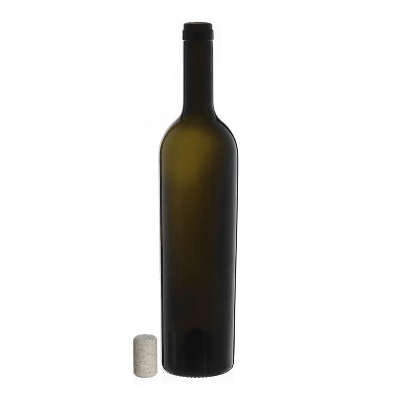 750 ml wine bottle 'Liberty', antique green, closure: cork