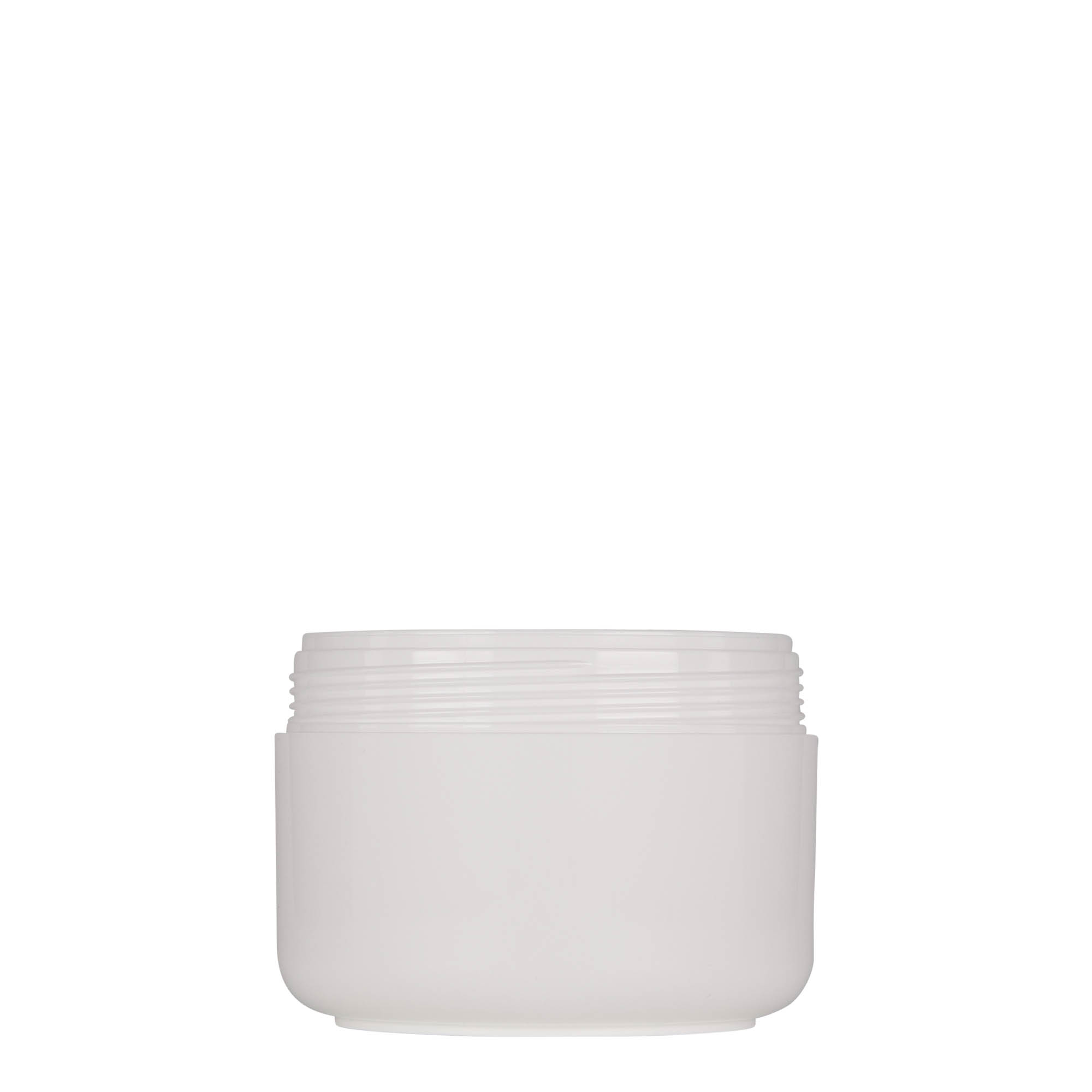 200 ml plastic jar 'Bianca', PP, white, opening: screw cap 200 ml plastic jar 'Bianca', PP, white, opening: screw cap
