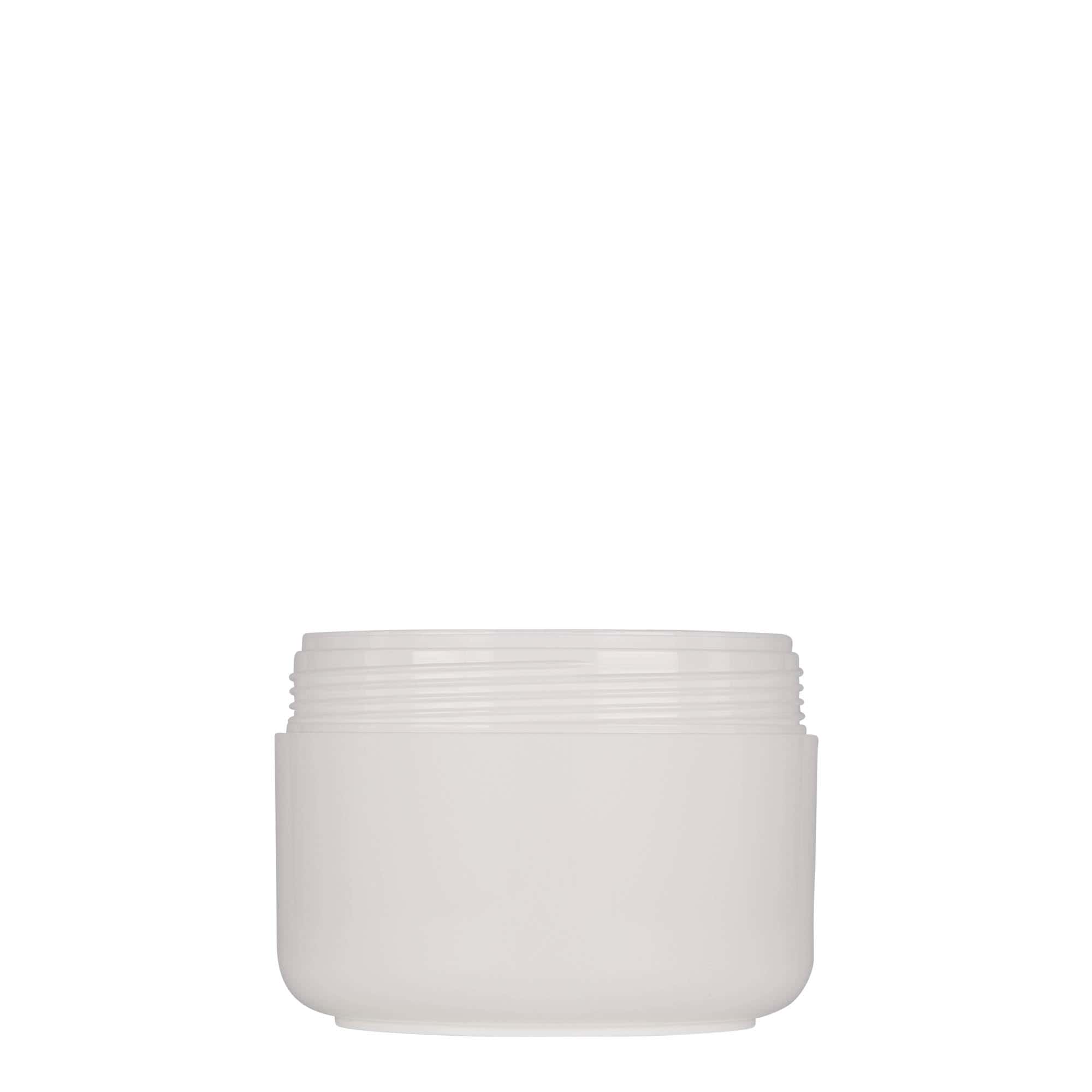 200 ml plastic jar 'Bianca', PP, white, opening: screw cap
