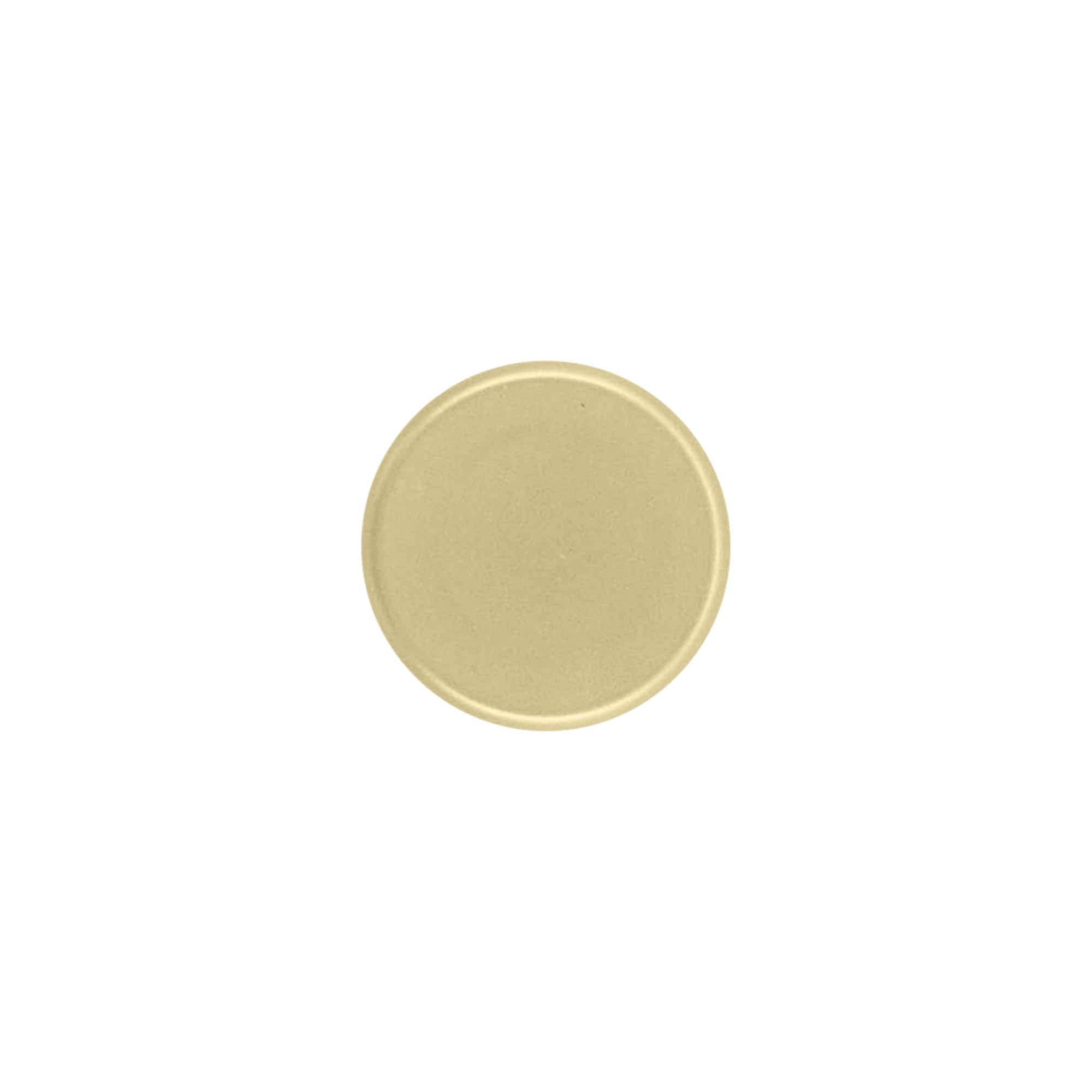 Handle cork 19 mm, plastic, gold, for opening: cork