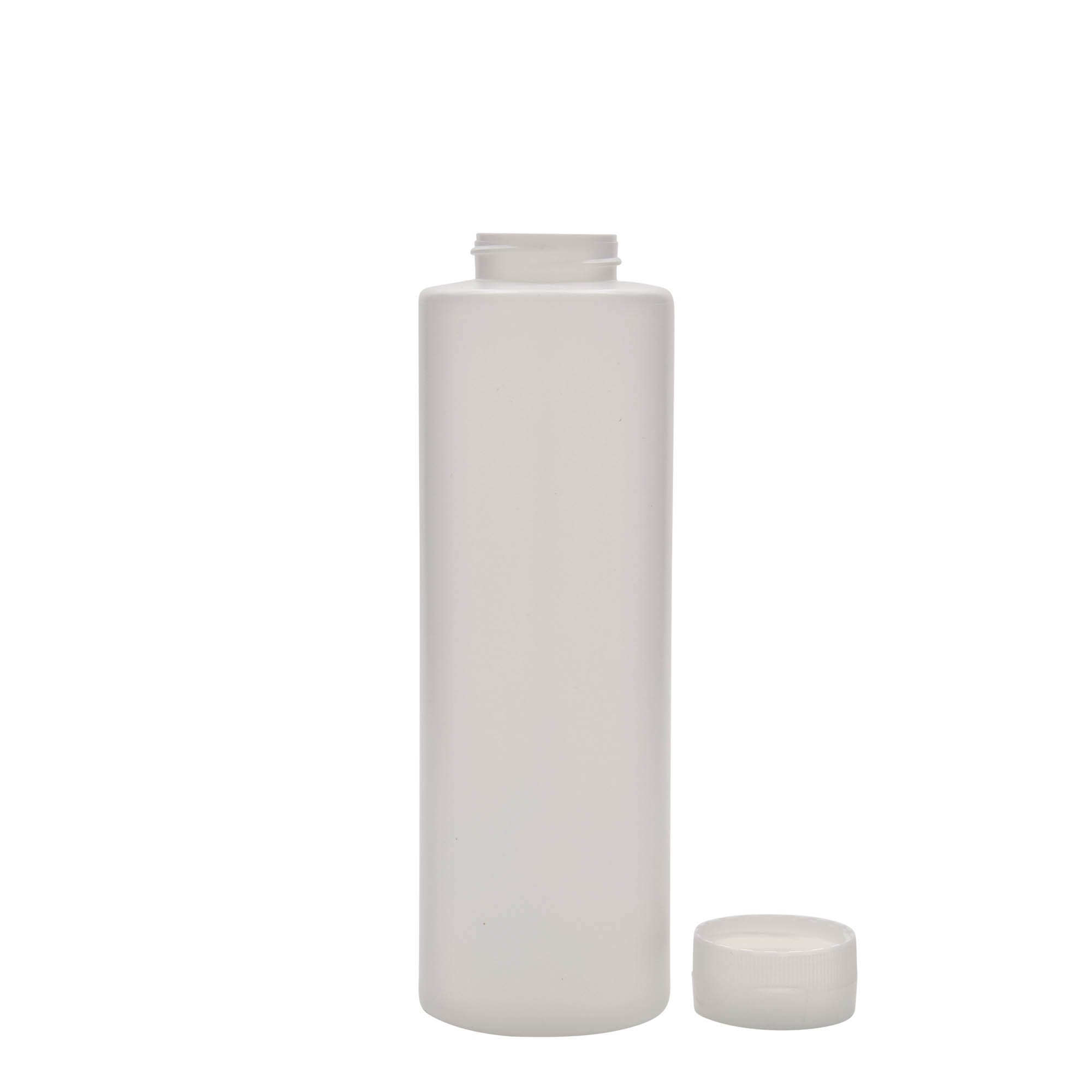 500 ml sauce bottle, LDPE plastic, white, opening: 38/400