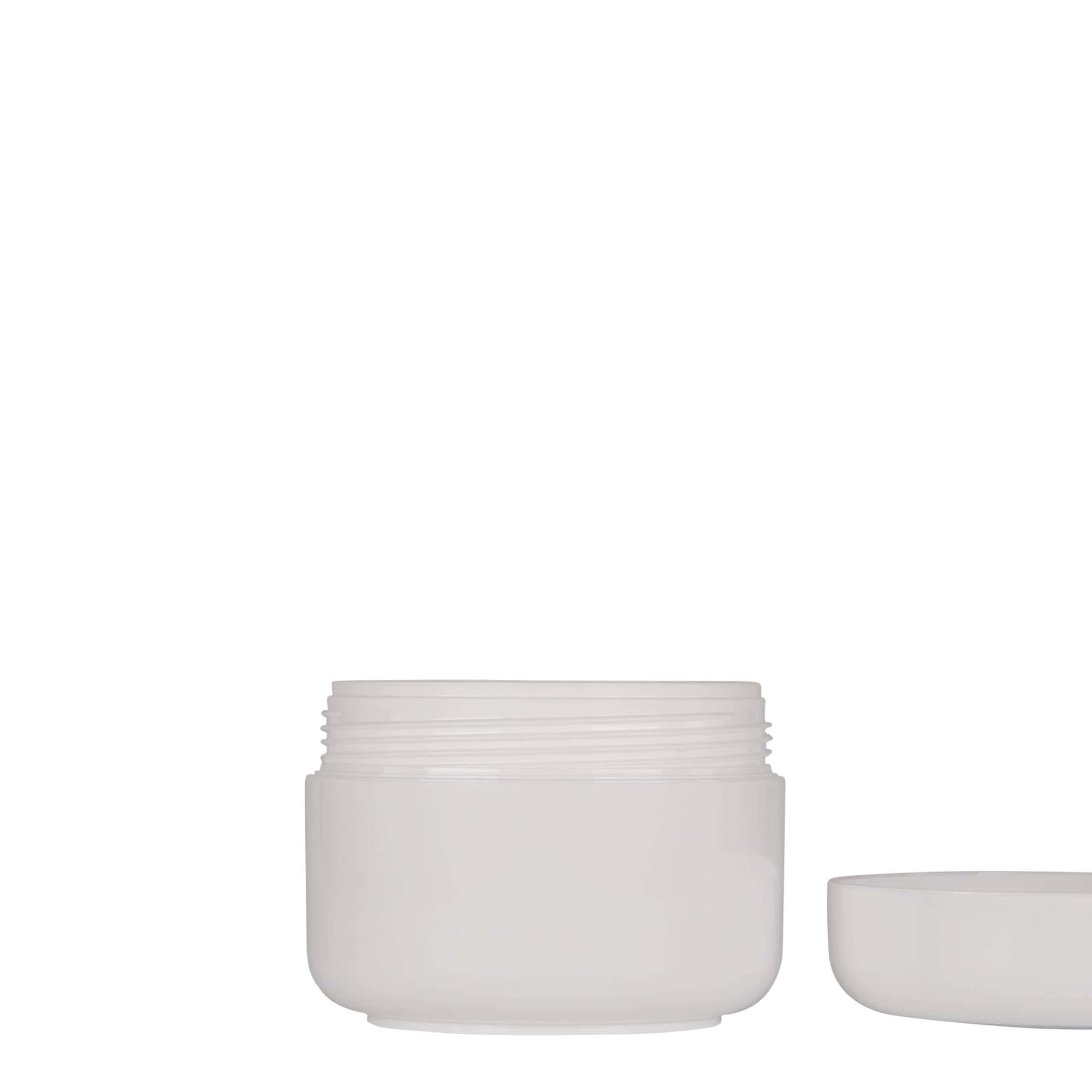 150 ml plastic jar ‘Bianca’, PP, white, opening: screw cap