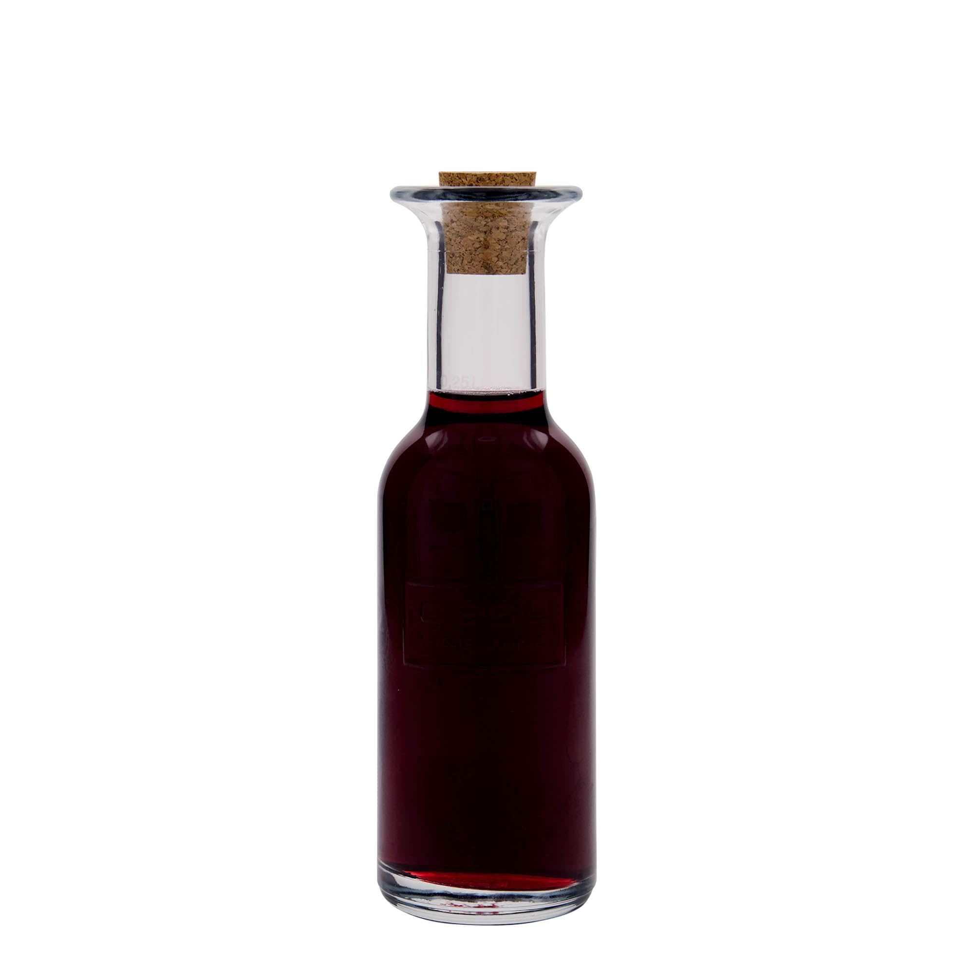 250 ml glass bottle ‘Optima Fine Wine’, opening: cork
