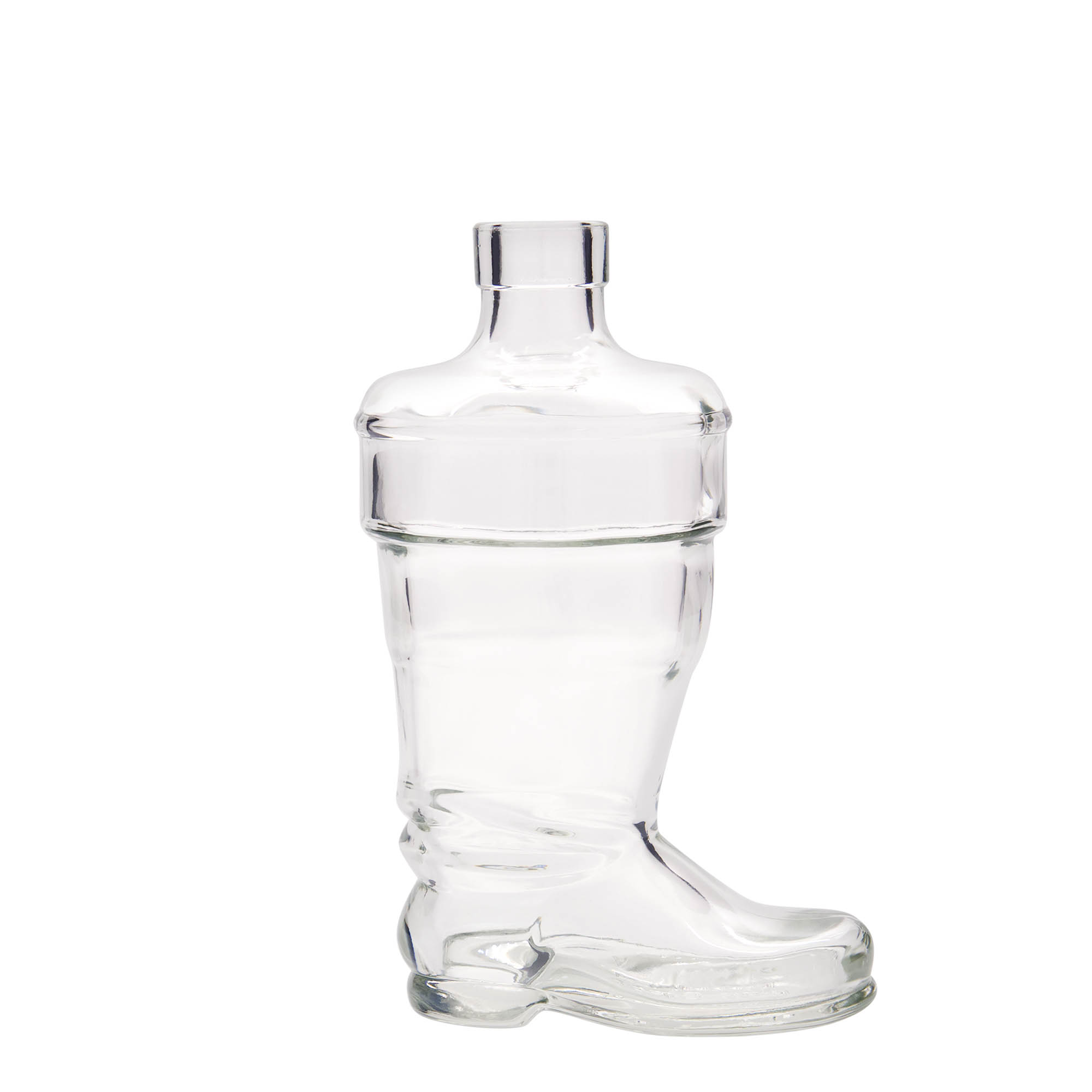 350 ml glass bottle ‘Boot’, opening: cork