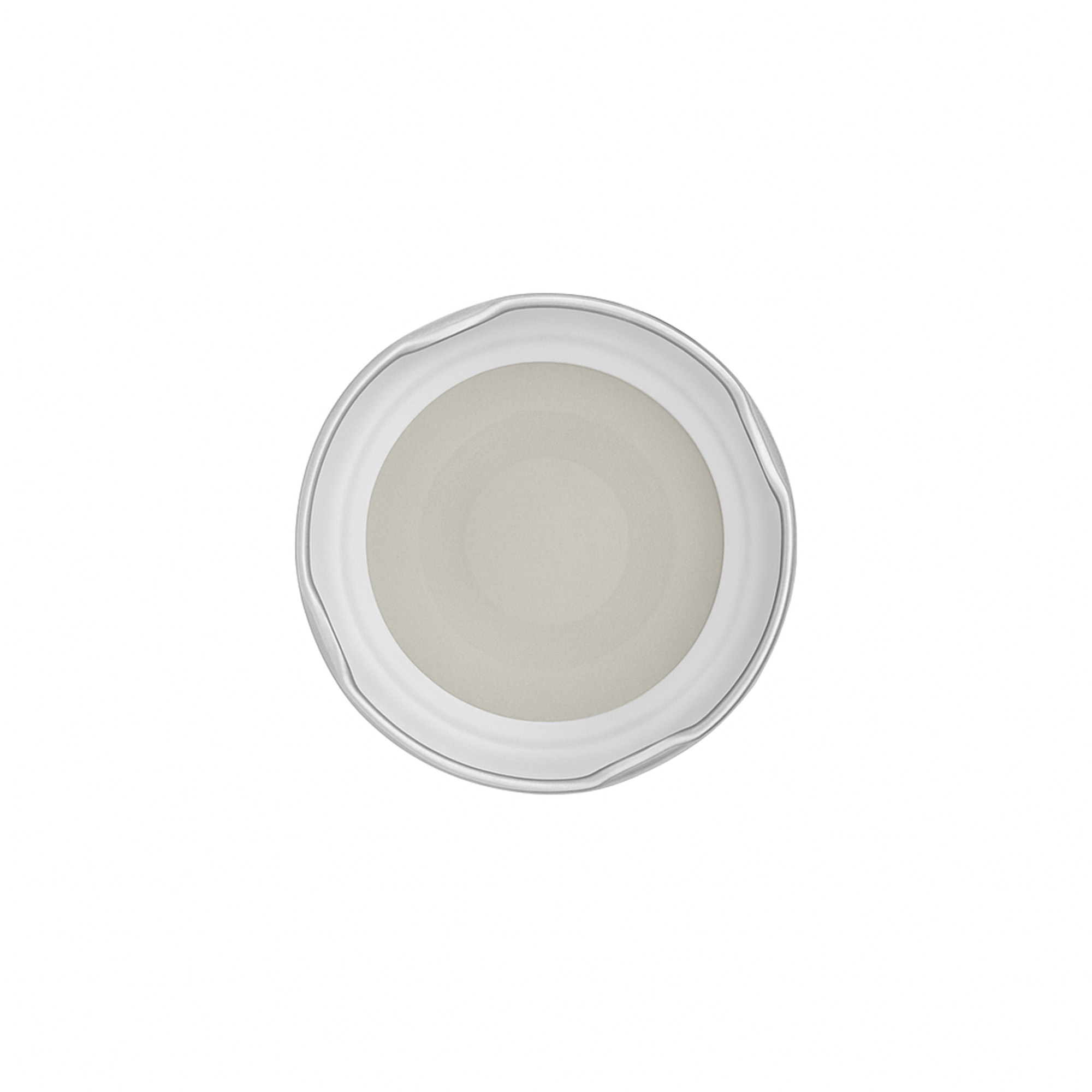 Deep twist-off cap, tinplate, silver, for opening: Deep-TO 66