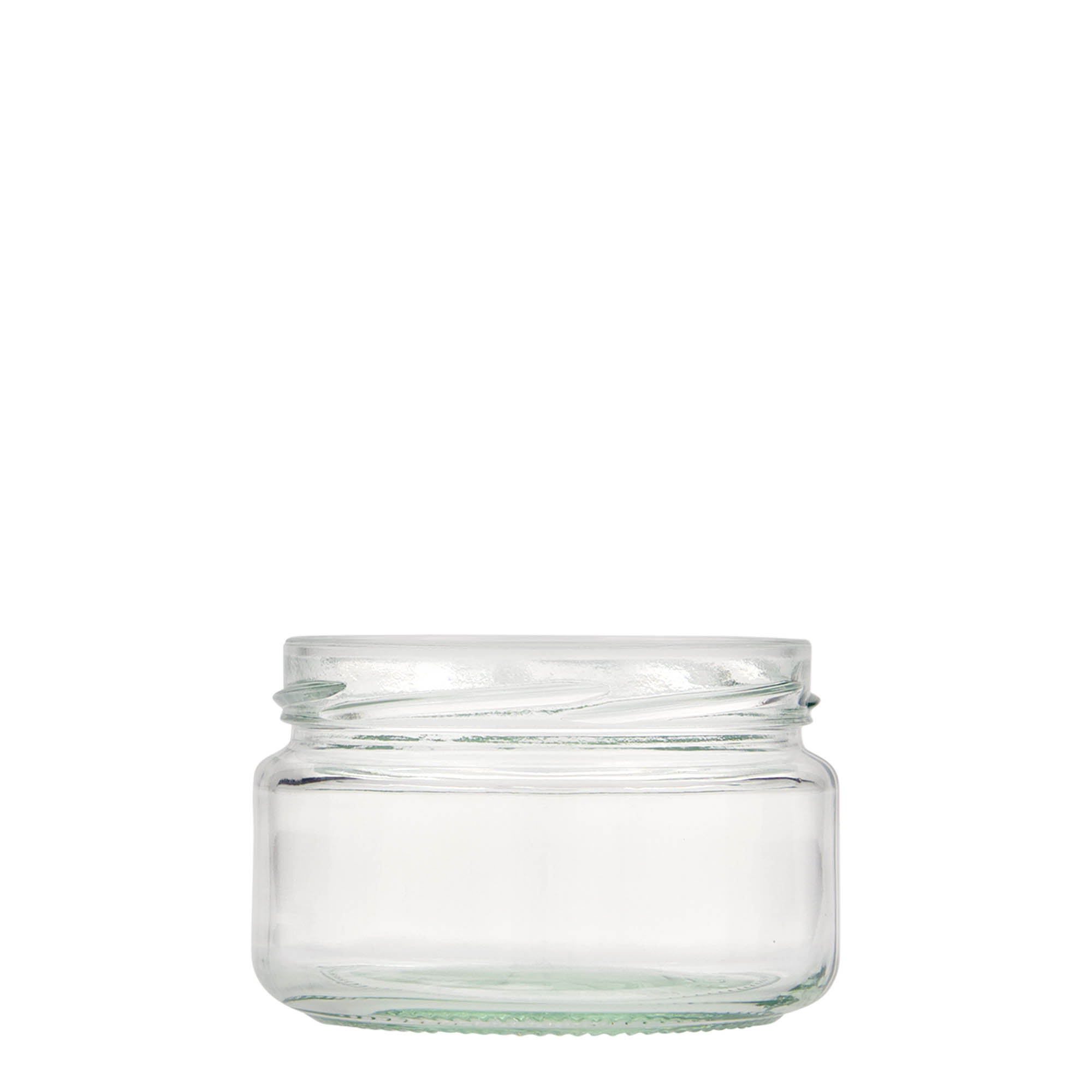 230 ml flat round jar, opening: Twist-off (TO 82)