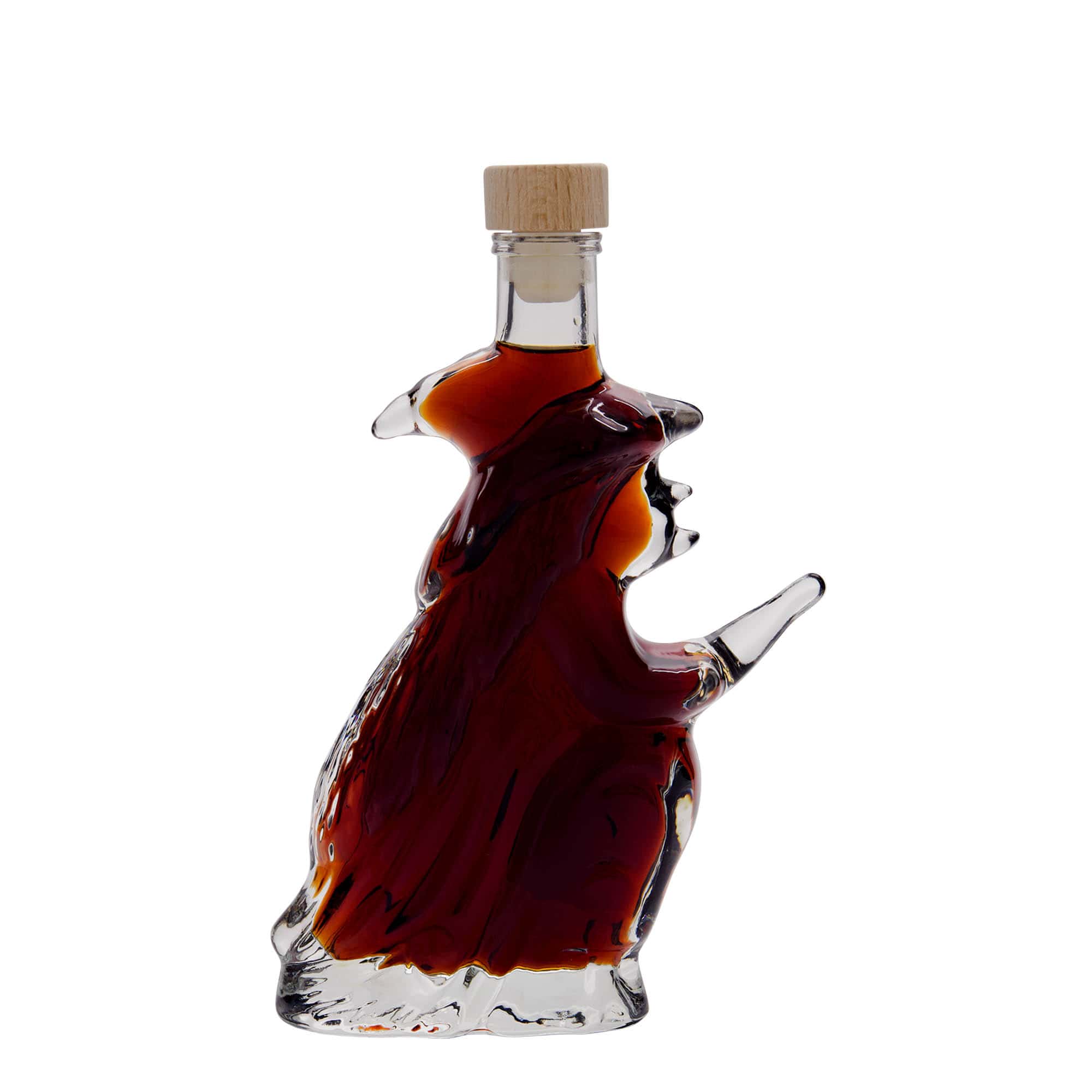200 ml glass bottle ‘Witch’, opening: cork